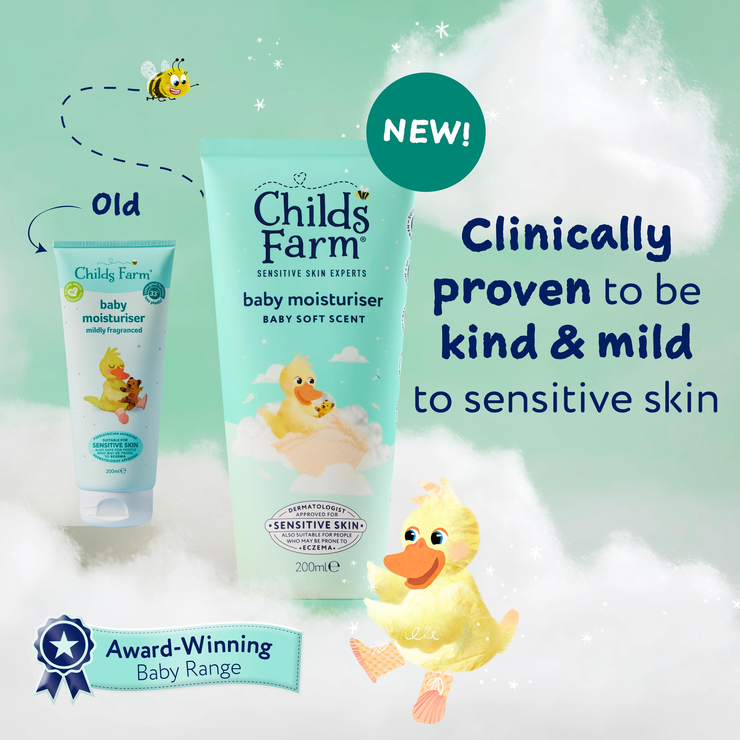 Childs Farm Baby Moisturiser - Hydrating & Nourishing for Sensitive Skin | 200 ml 2