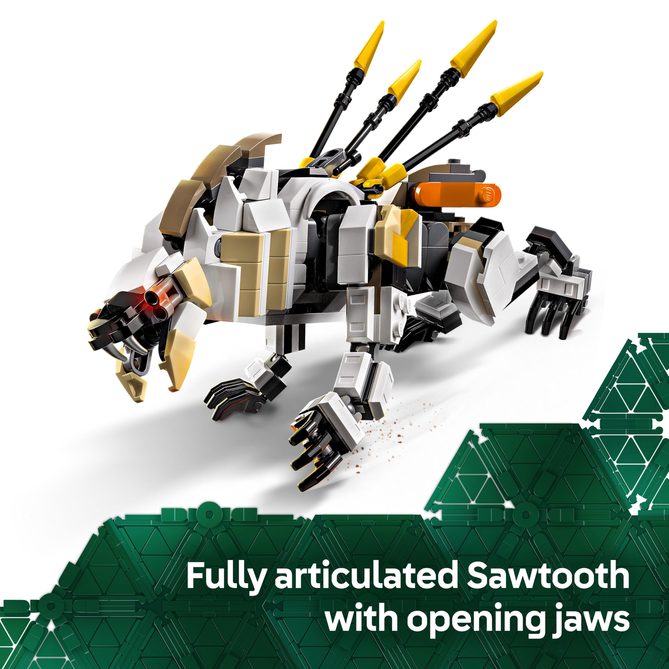 LEGO Horizon Adventures Aloy & Varl vs. Shell-Walker & Sawtooth Building Set 77037 for Ages 9+ 6