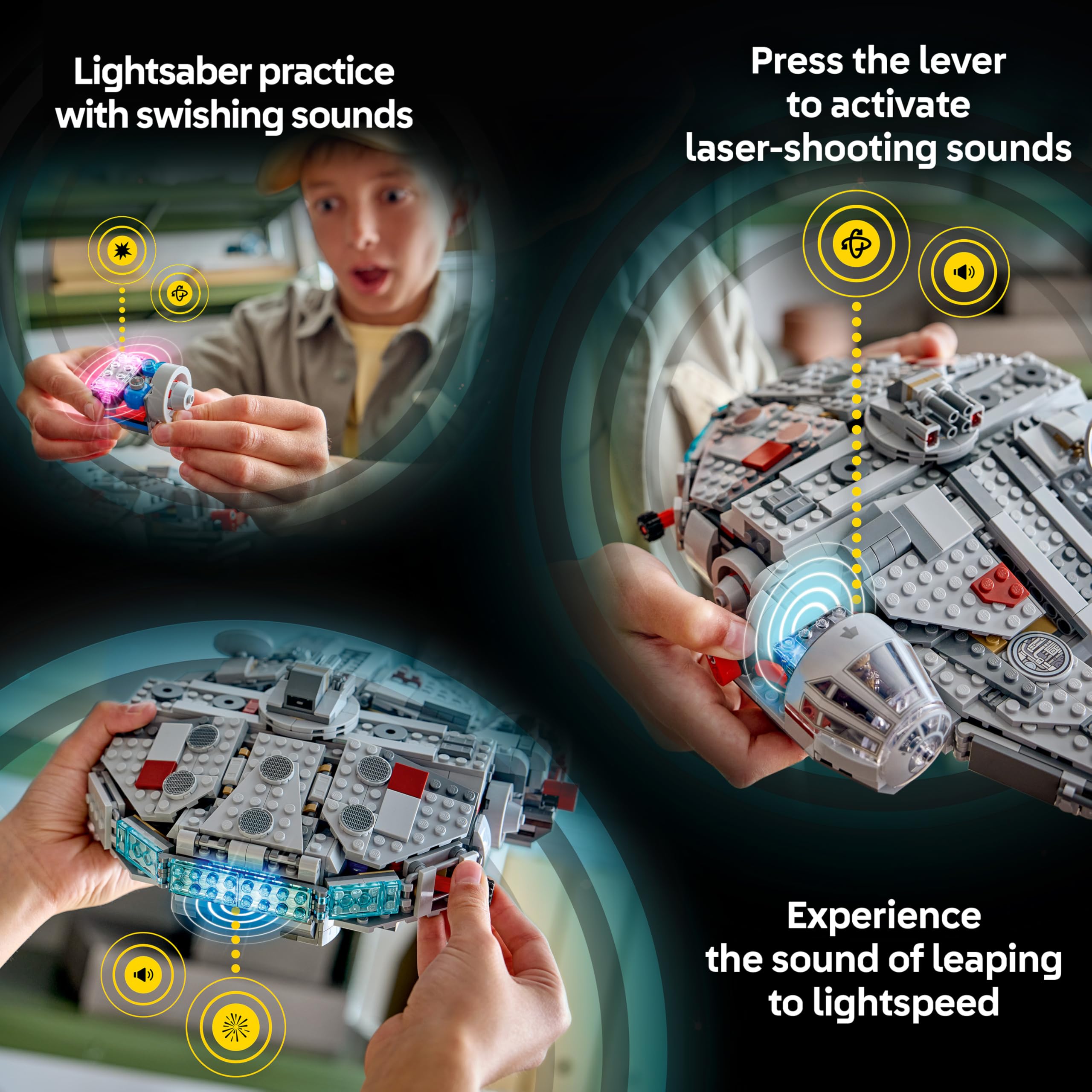 LEGO Star Wars 75426 SMART Play Millennium Falcon Building Set | Ages 9+ 6