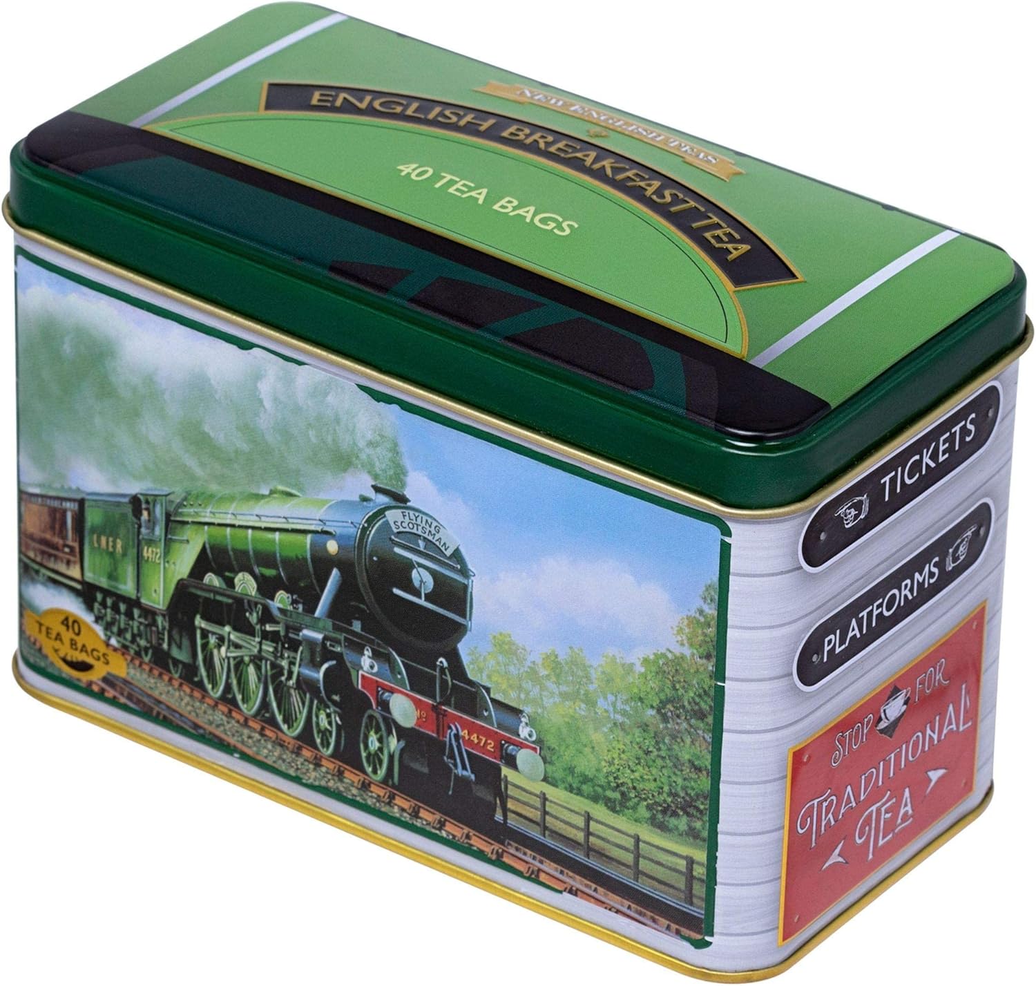 New English Teas Flying Scotsman Teedose – 40 English Breakfast Teebeutel 3