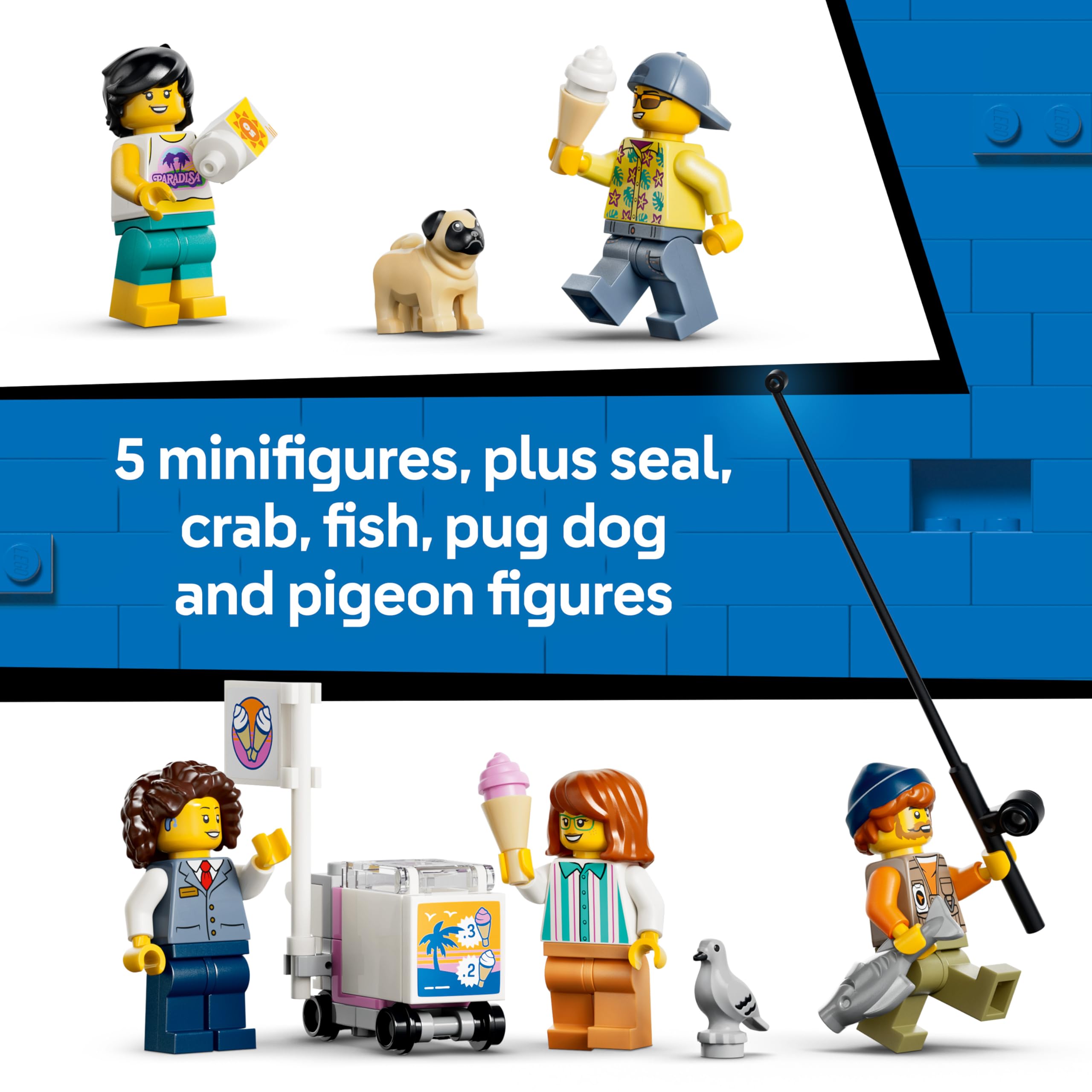 LEGO City Classic Beach Tram Building Set | Ages 7+ | Model 60506 7