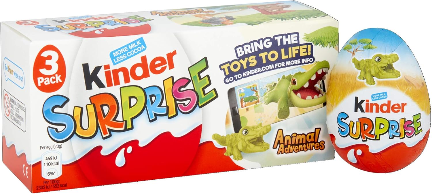 Kinder Überraschungs-Schokoladenei – Milchschokolade mit Spielzeug darin 3