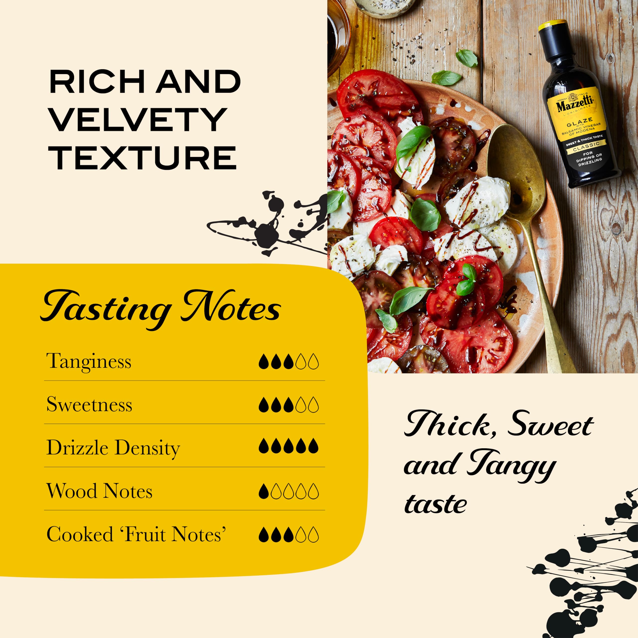 Mazzetti Balsamic Glaze with Balsamic Vinegar of Modena - 215ml | Made in Italy 4
