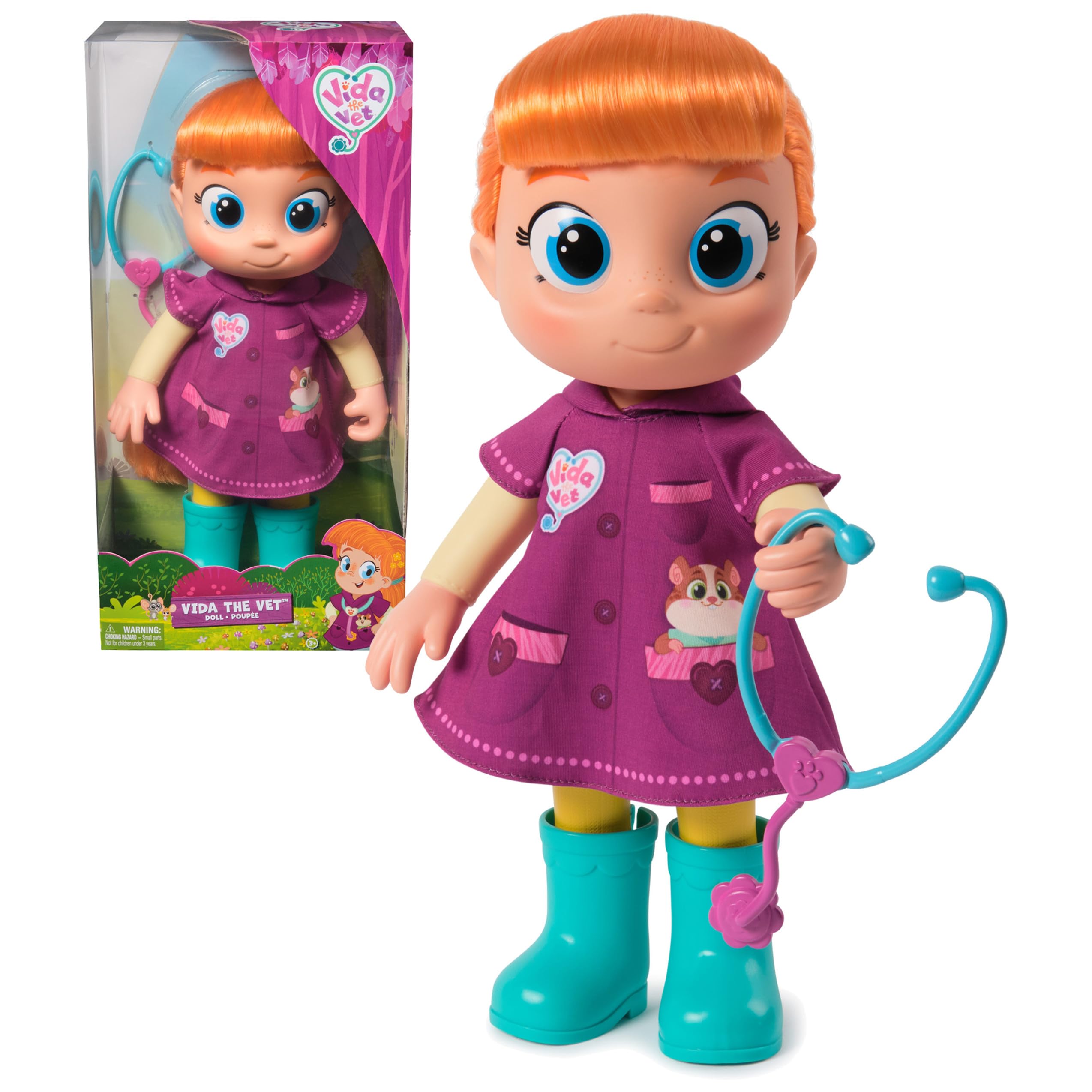 Vida the Vet Toddler Doll - 33cm Articulated Playset for Kids 3+ 9