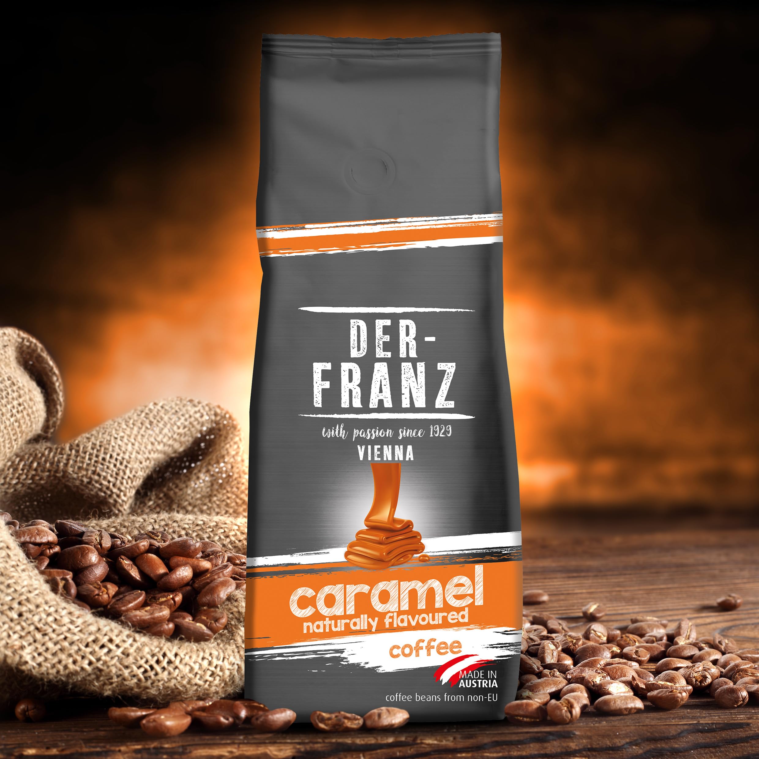 Der-Franz Coffee Flavoured with Natural Caramel, Ground, 2 x 500 g 11