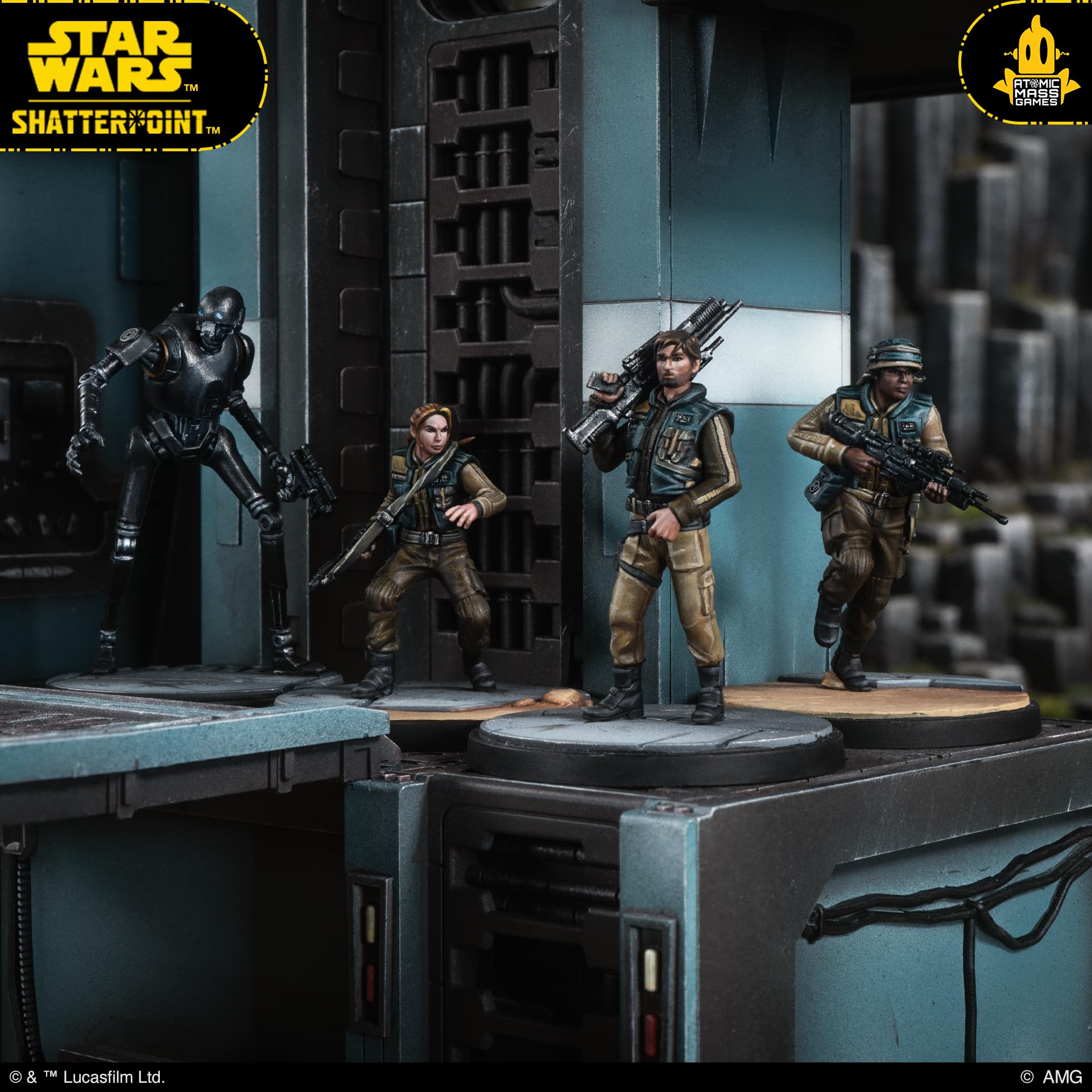 Atomic Mass Games Star Wars Shatterpoint: All The Way Squad Pack Miniature Game | Multicolor 4