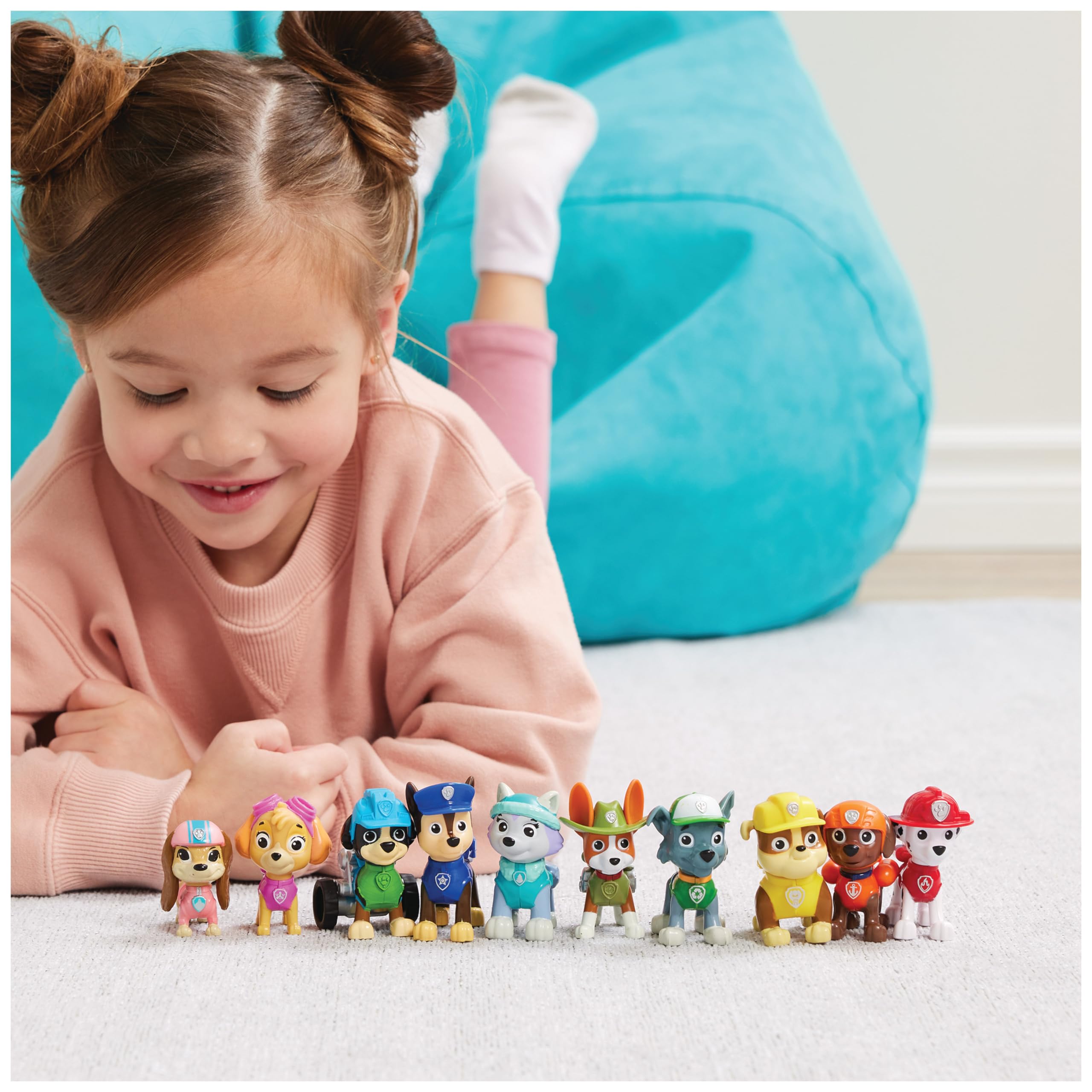 Paw Patrol 10th Anniversary All Paws On Deck Toy Figures Gift Pack with 10 Figures 6