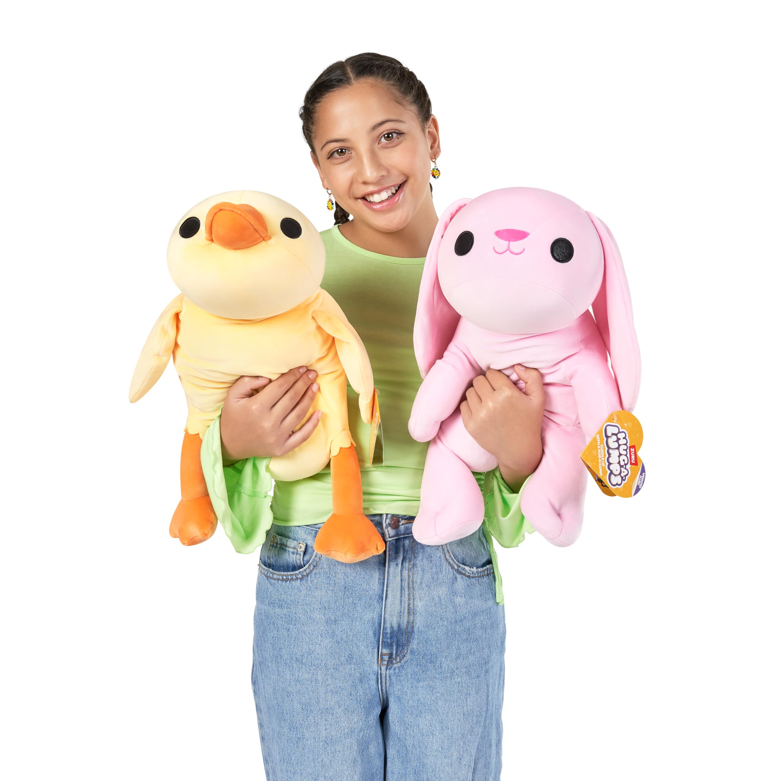 Hug-A-Lumps von ZURU – beschwertes Plüsch-Kuscheltier, 1,5 kg Gans (Mav) 3