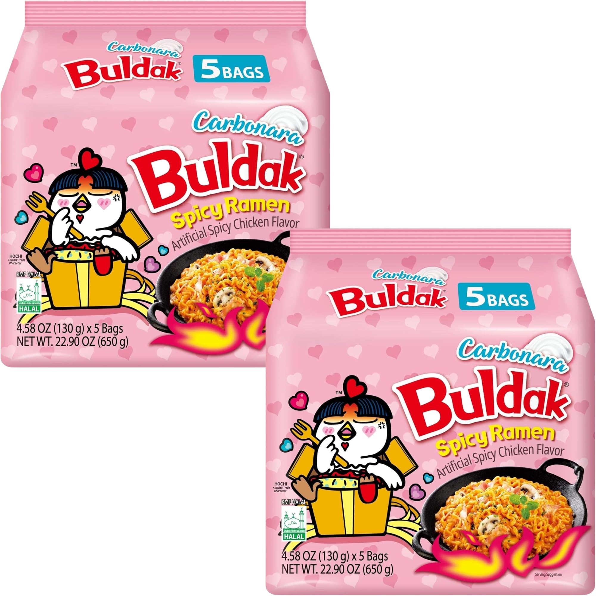 EDE Group Buldak Carbonara Hot Chicken Flavor Ramen - 10 Pack 1
