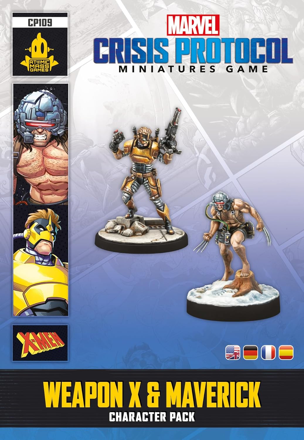 Atomic Mass Games Marvel: Crisis Protocol Weapon X & Maverick Character Pack 6