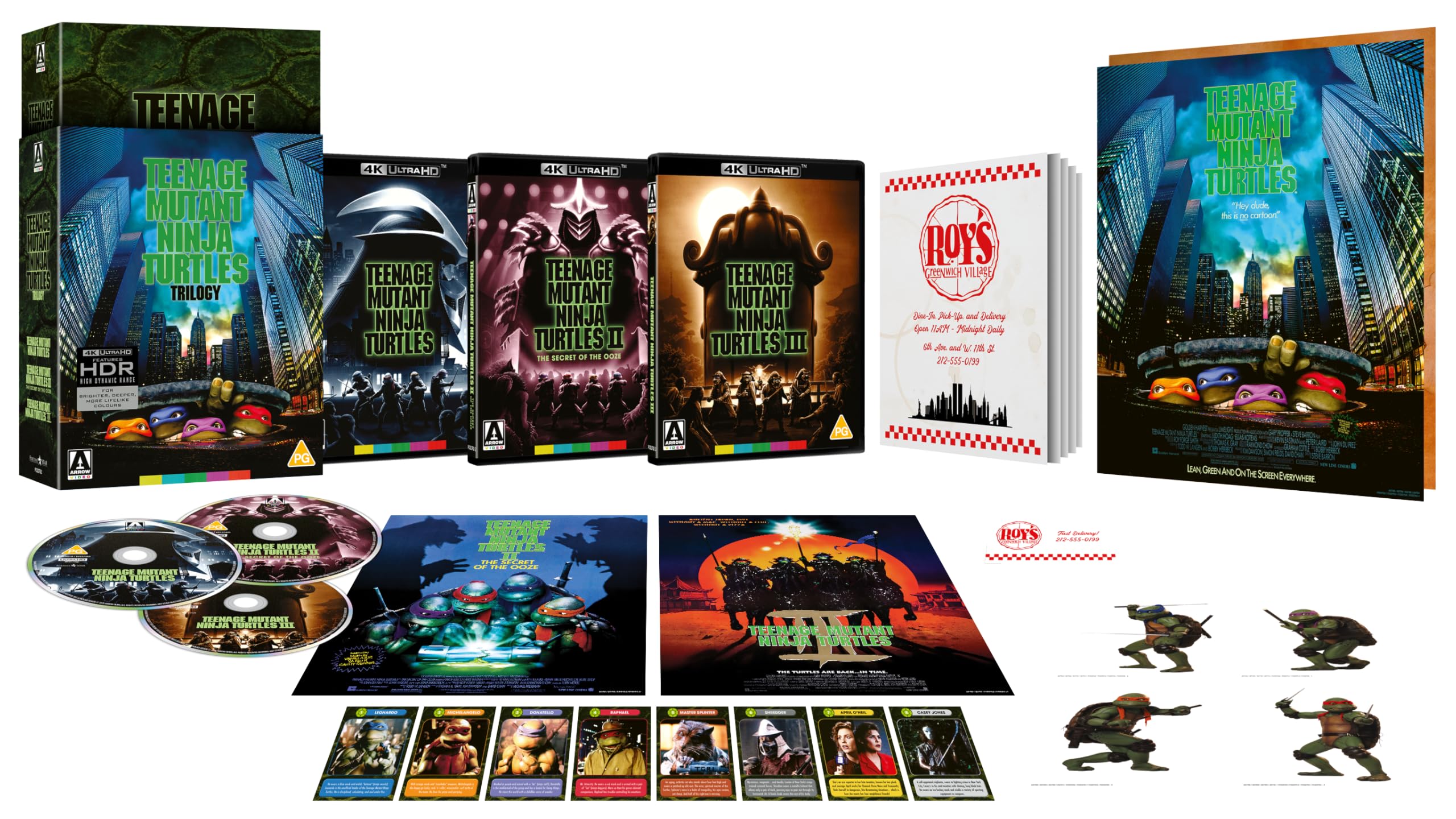 Teenage Mutant Ninja Turtles Trilogy [4K UHD Blu-ray]
