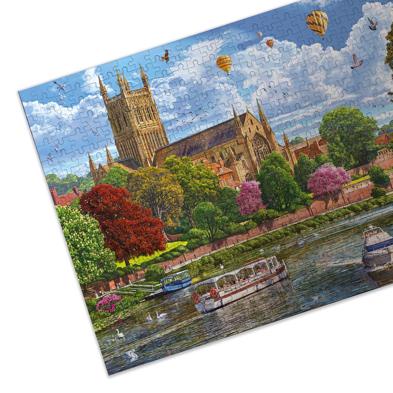Gibsons Worcester from the River Jigsaw Puzzle - 500 Pieces | 48 x 34 cm 7