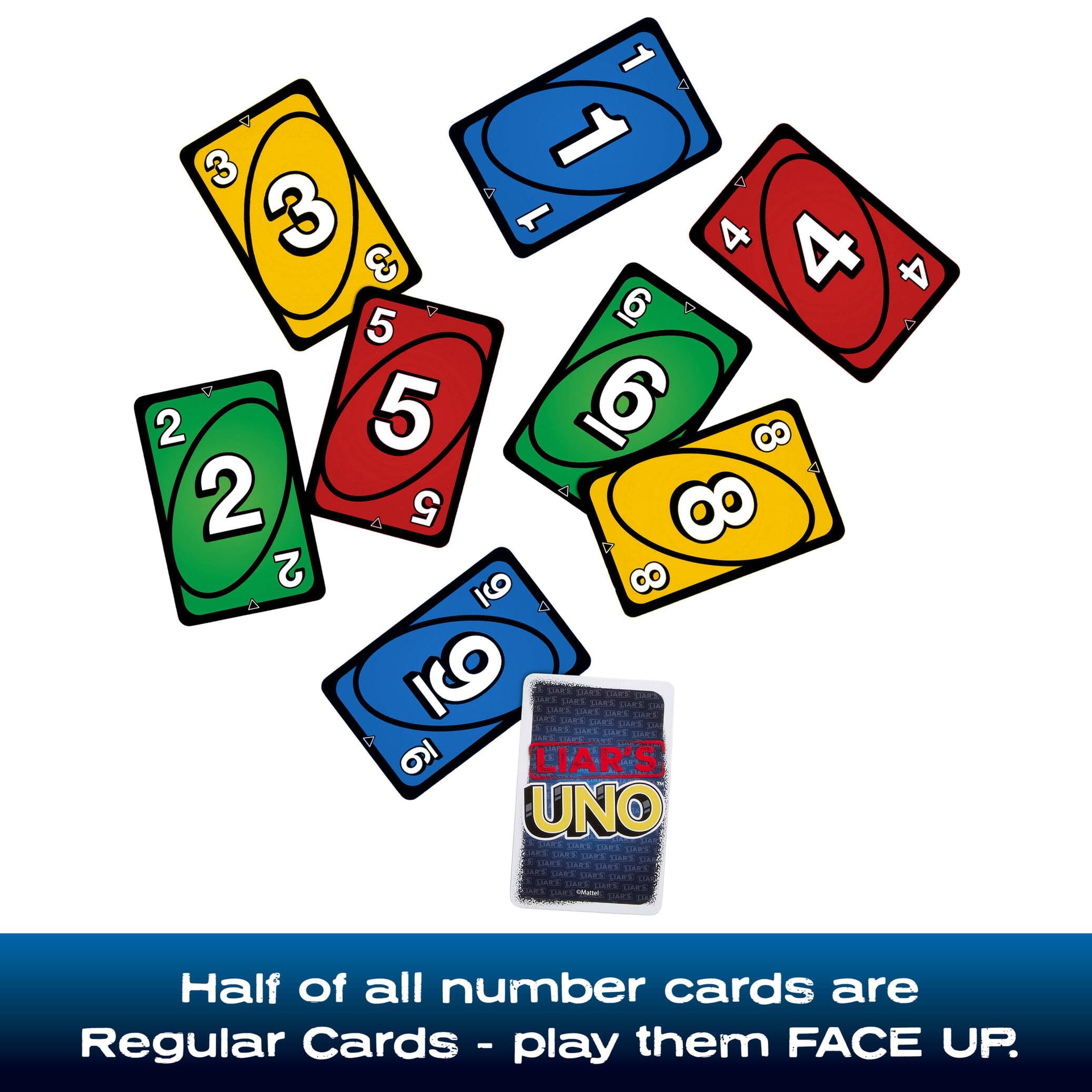 Mattel Games UNO Liar's Card Game - Ages 7+, 2-10 Players, Includes 112 Cards 3