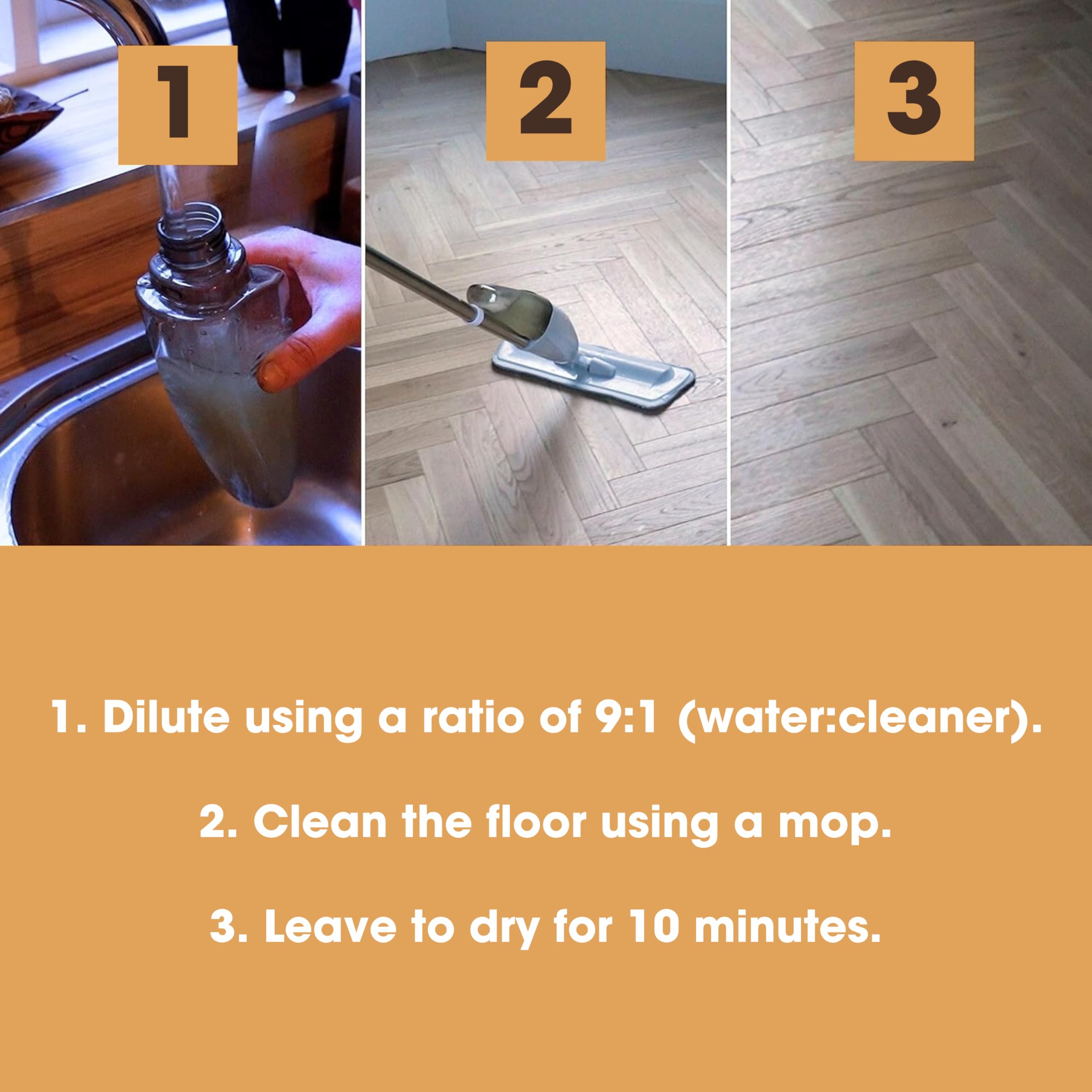 Furniture Clinic Vinyl Floor Cleaner - Super Concentrated | Makes 5 Litres | Lavender Scent 4