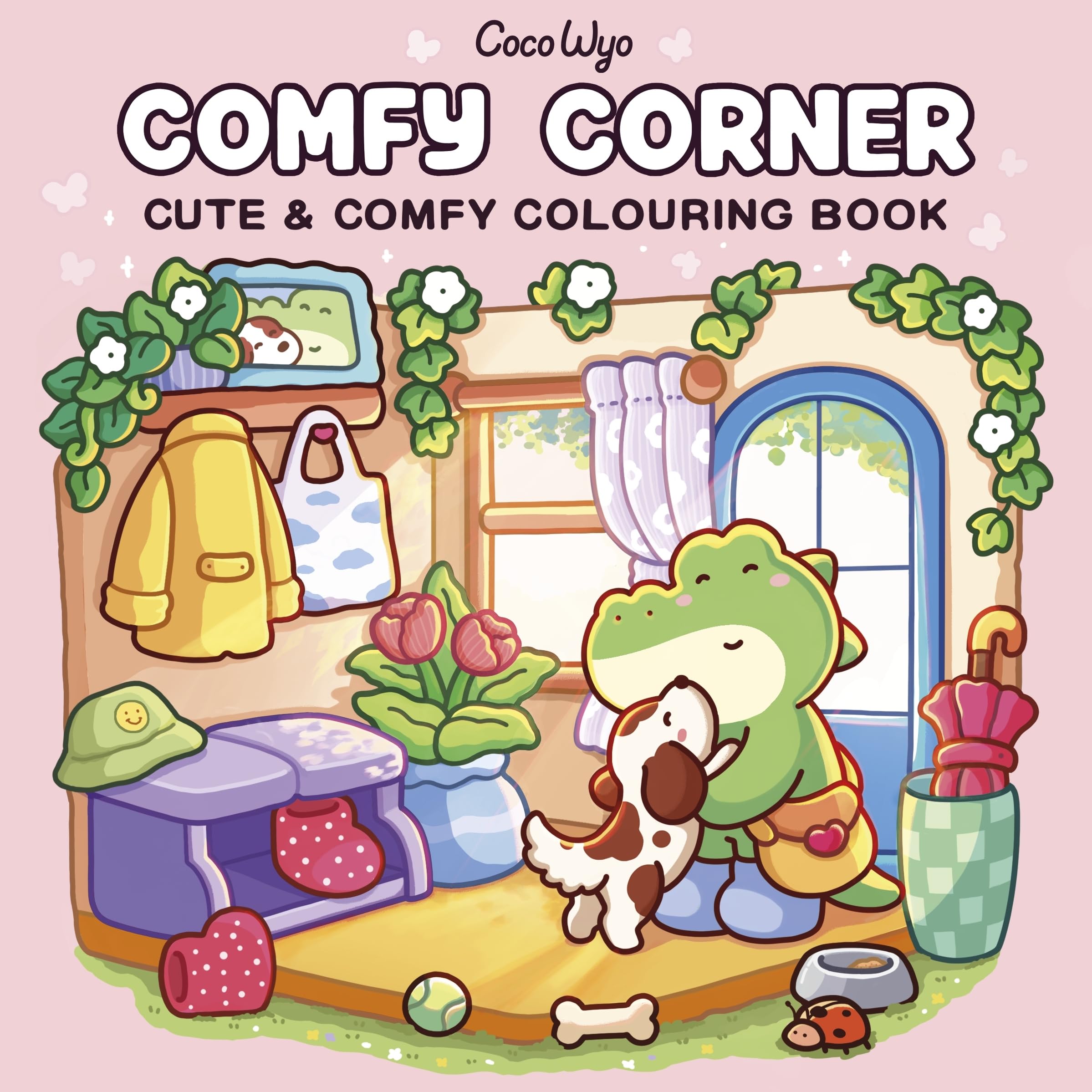 Penguin Comfy Corner: Coco Wyo Colouring Book | 45 Scenes | Paperback