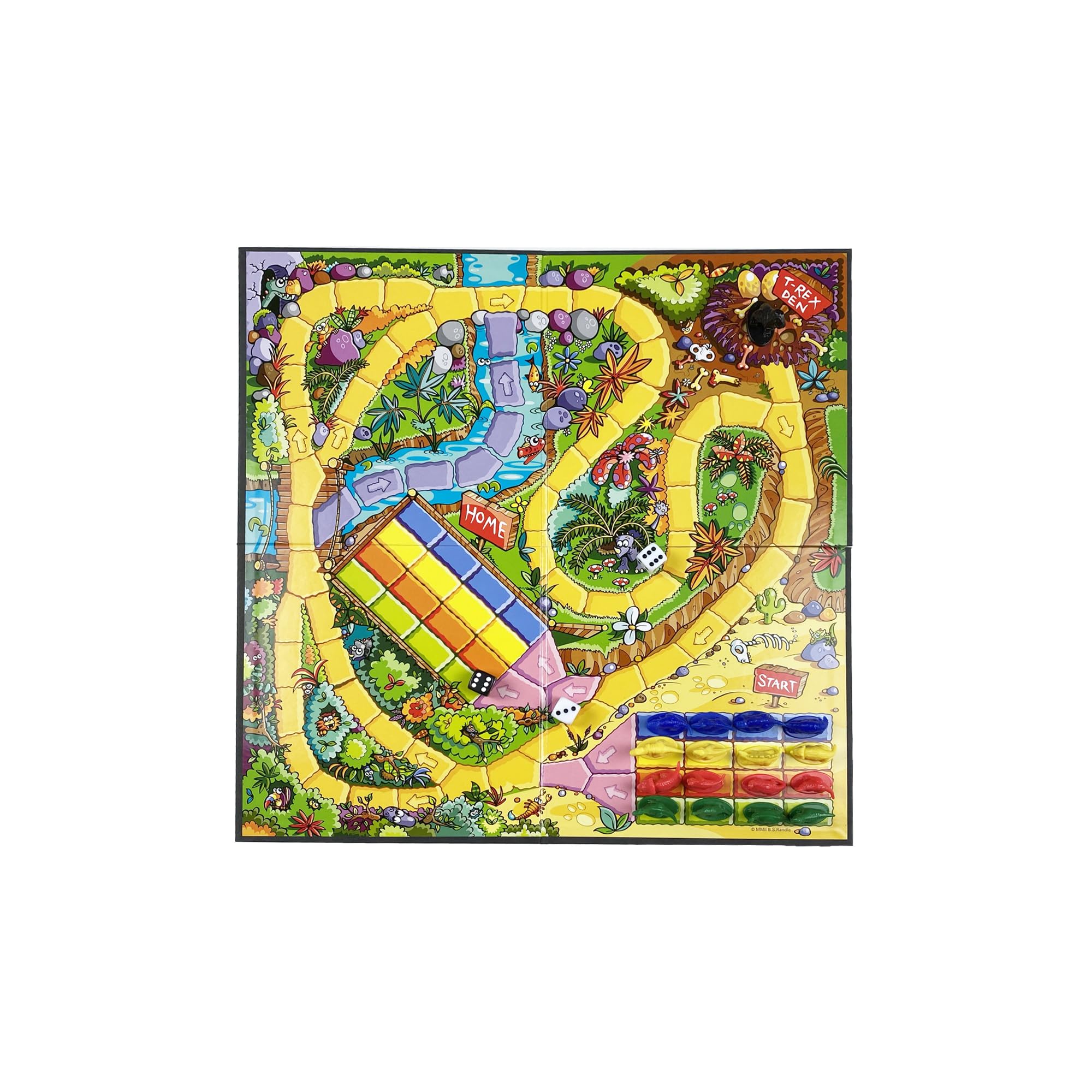 University Games Tyrannosaurus Rex Board Game | Strategy Race & Chase | 2-4 Players | Ages 6+ 3