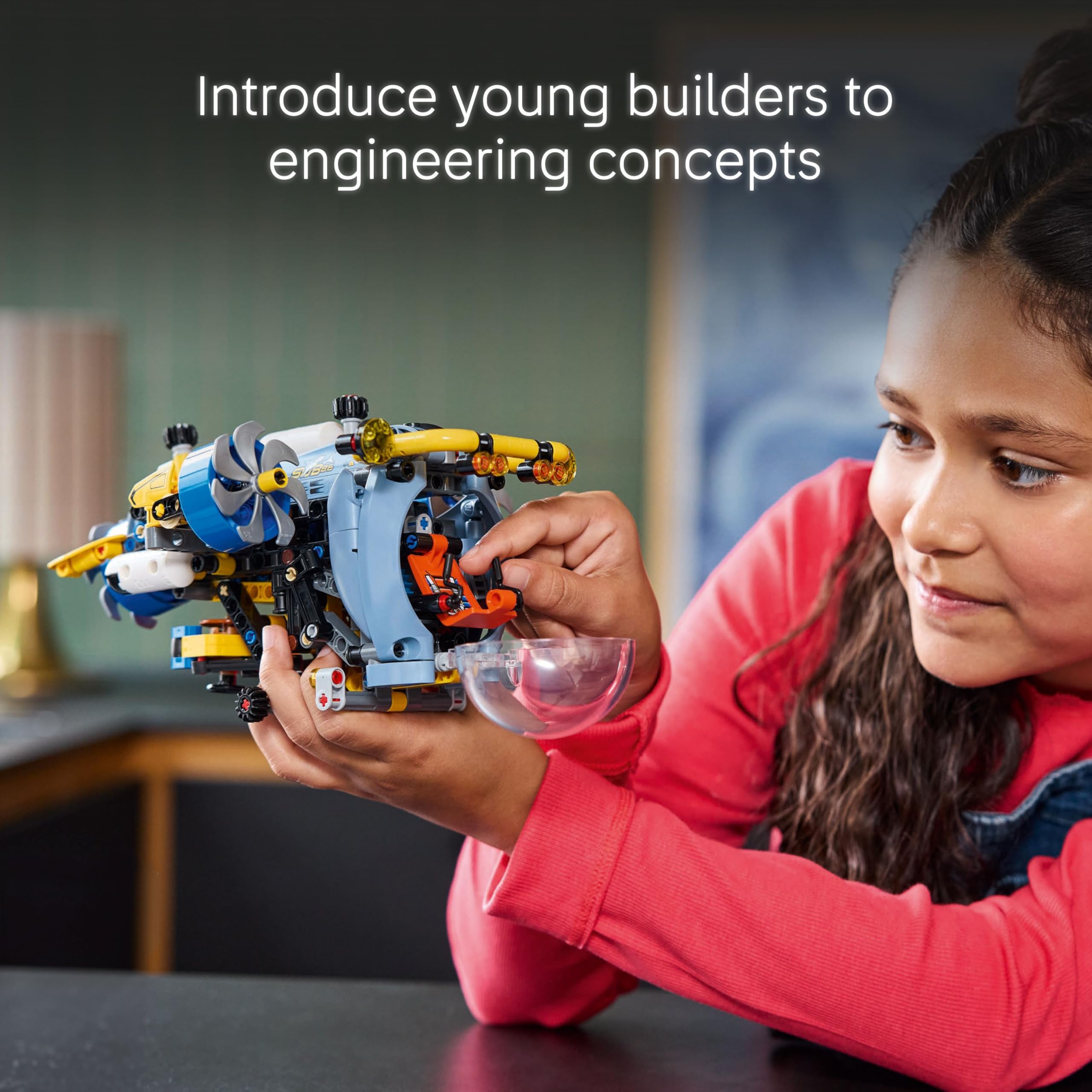 LEGO Technic Deep-Sea Research Submarine Toy Set 42201 - Engineering Introduction for Ages 9+ 5