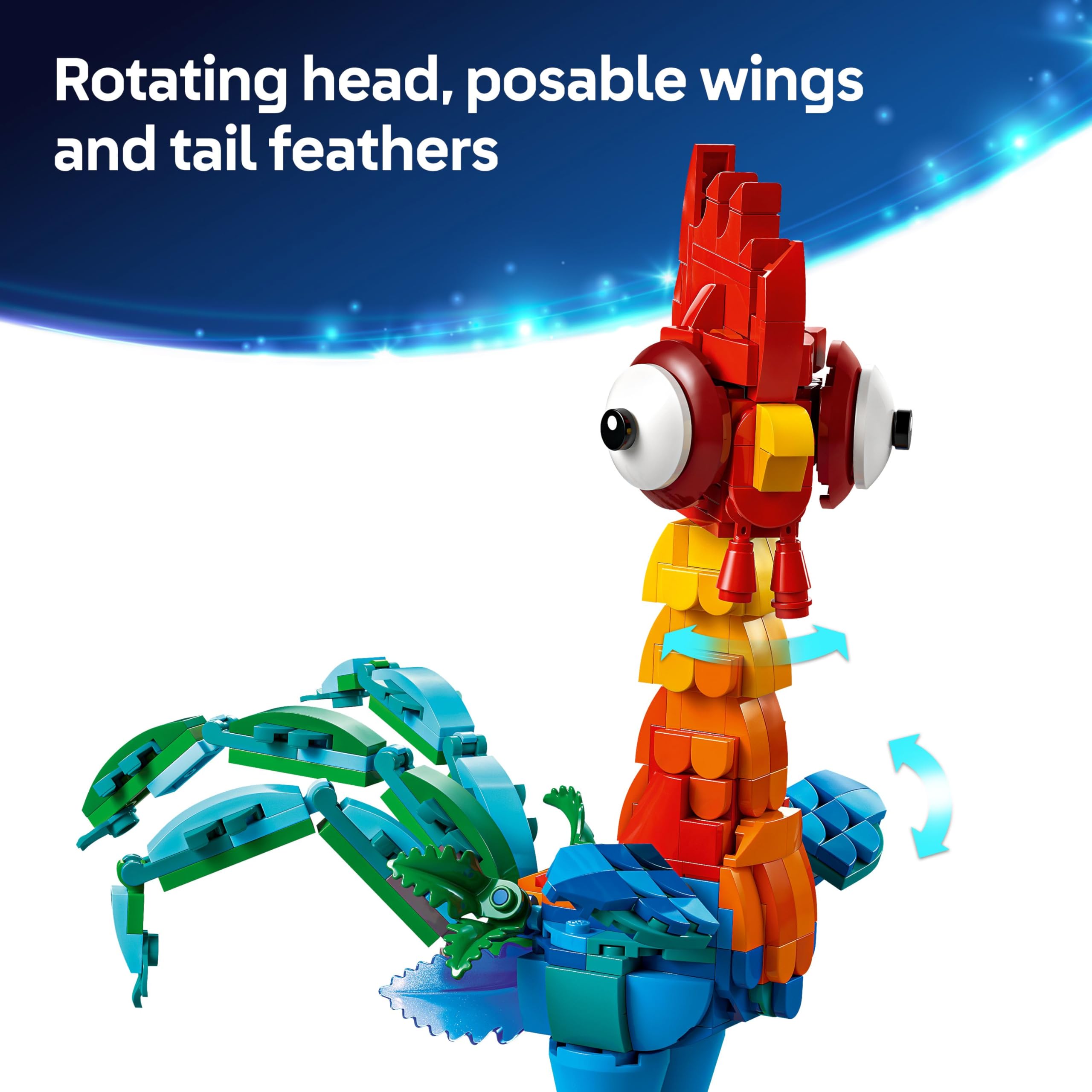LEGO Disney Moana 2 Heihei Buildable Animal Toy Set 43272 | Ages 9+ 6