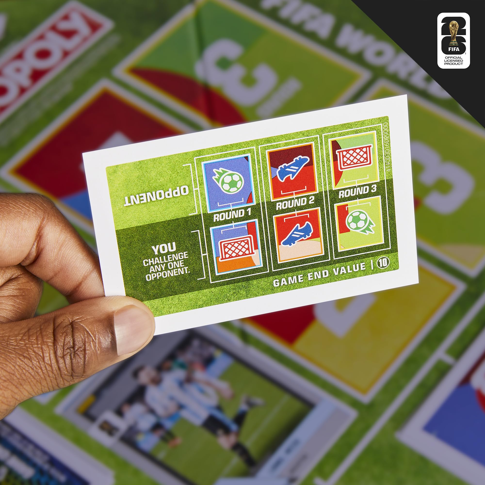 Monopoly Panini Prizm: FIFA World Cup 2026 Board Game | Includes 16 Trading Cards | Ages 8+ 9