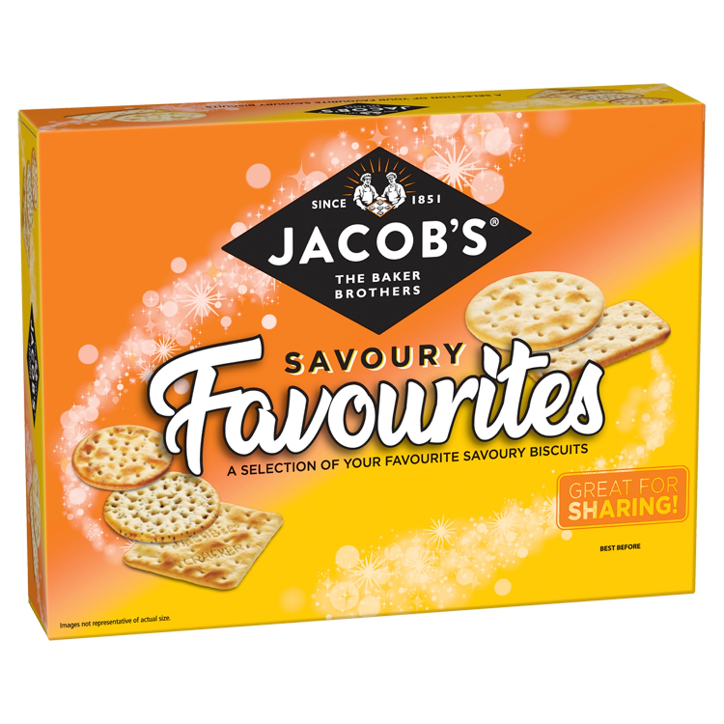 Jacob's Savoury Favourites Auswahlbox - Verschiedene herzhafte Cracker für Käse, 200 g 3