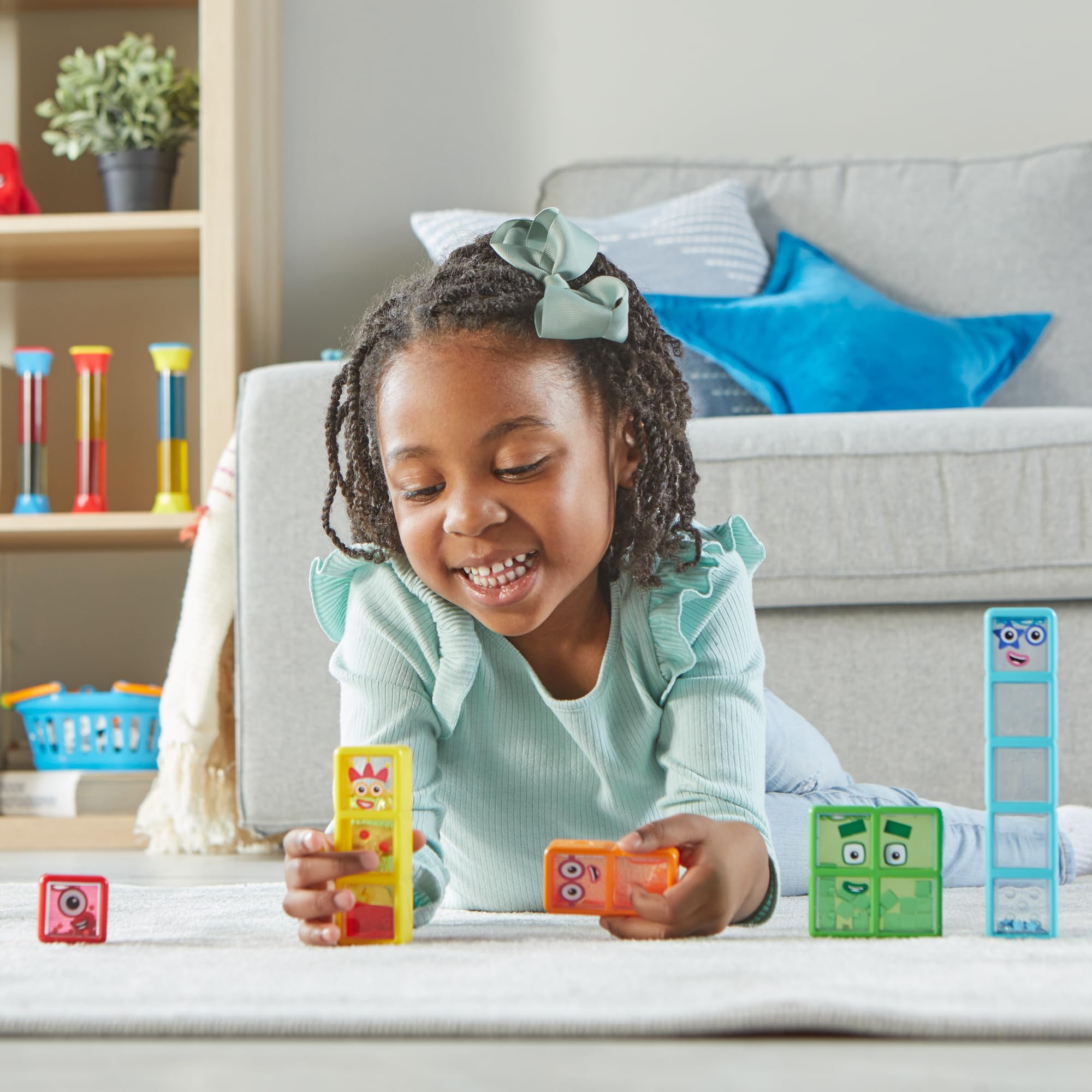 Learning Resources Numberblocks One to Five Sensory Bottles - Educational Fidget Toys for Ages 3+ 6