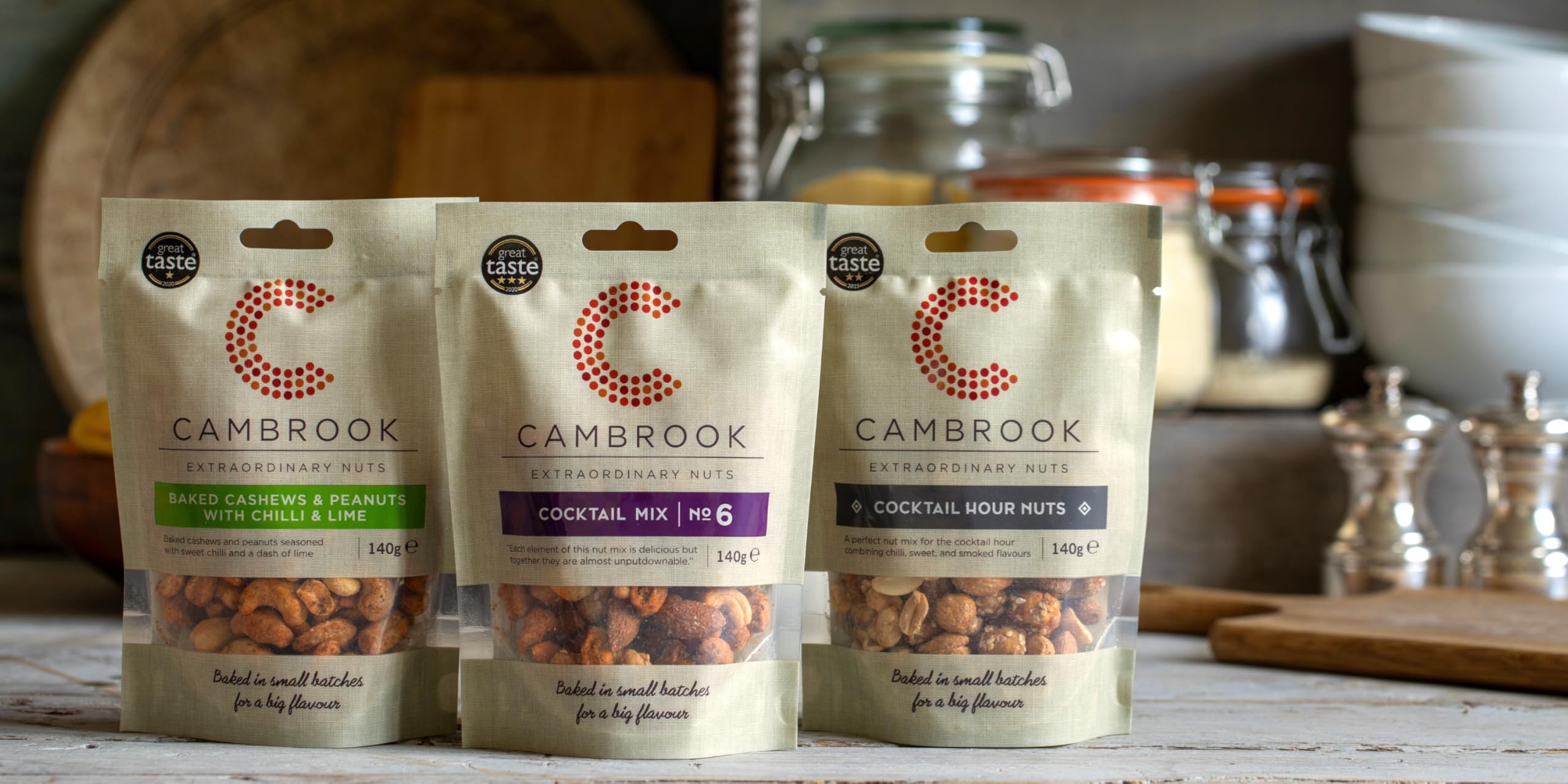 Cambrook Extraordinary Nuts Cocktail Mix 6 - Salted, Smoked & Caramelised Mixed Nuts | 140g 4