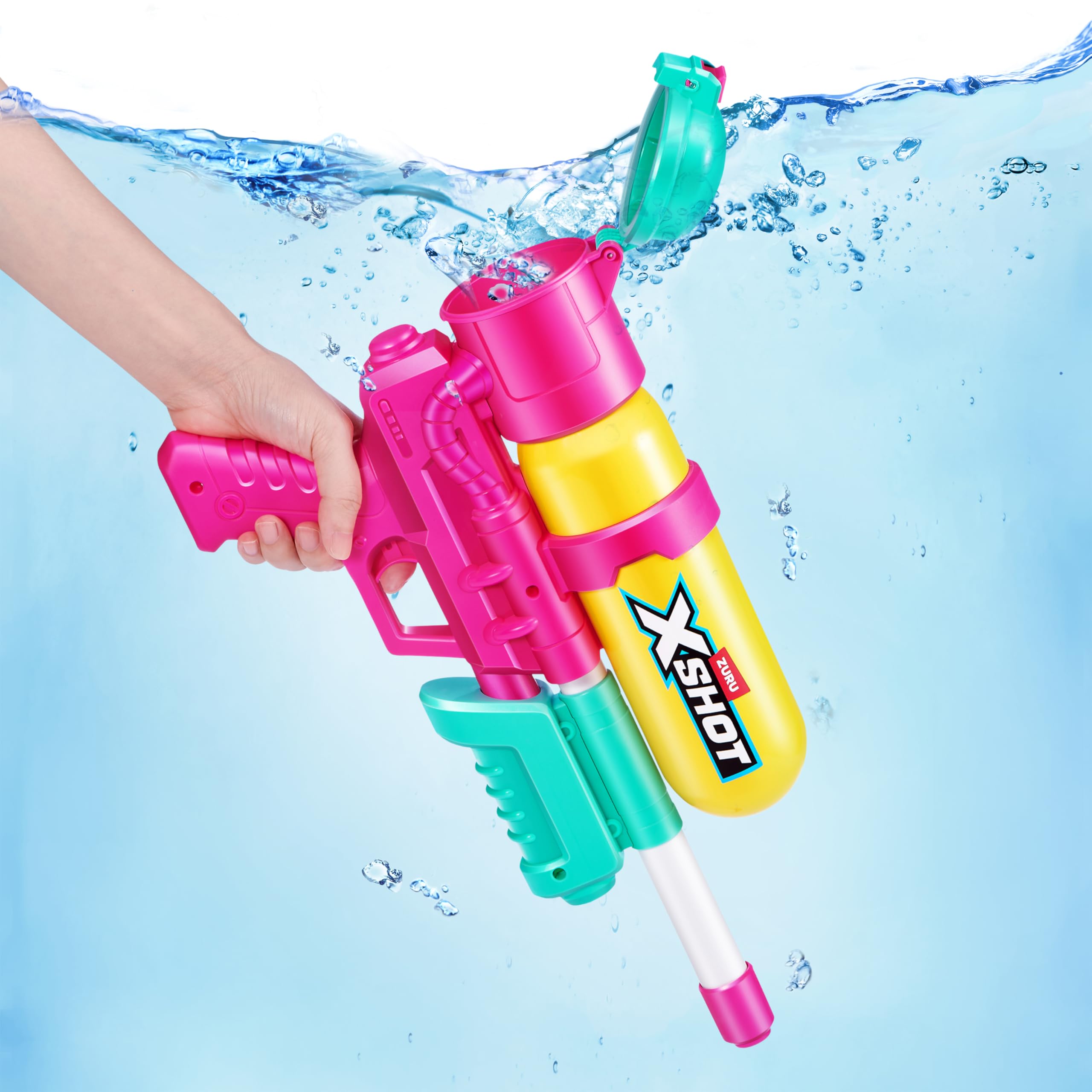XSHOT Water Fast-Fill 80s Super Splash Water Blaster - 10M Range | 500ML Capacity | Purple 3