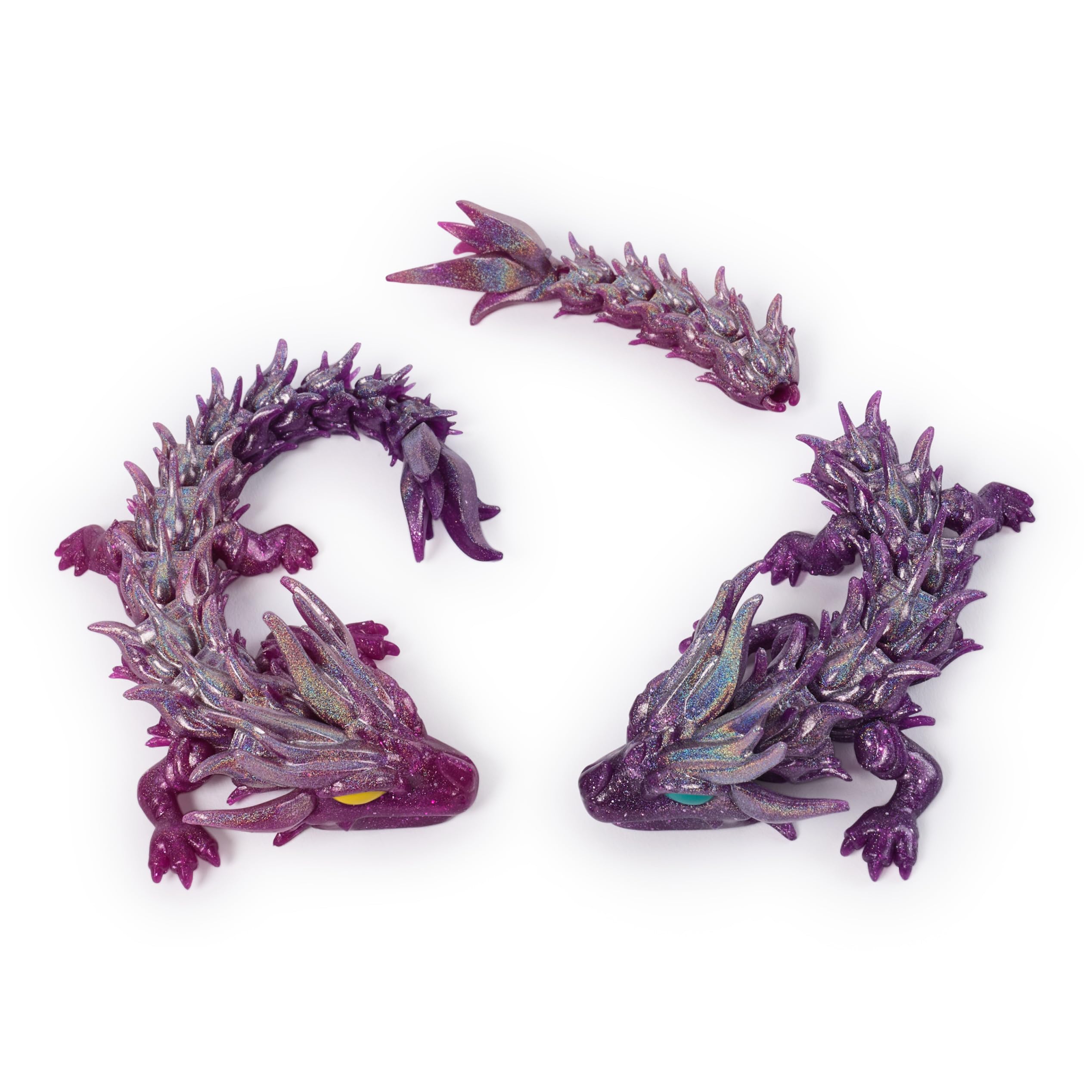 CrystaLynx Dragons - 32 cm Articulated Collectible Figure with Crystal Egg (Random Assortment) 3
