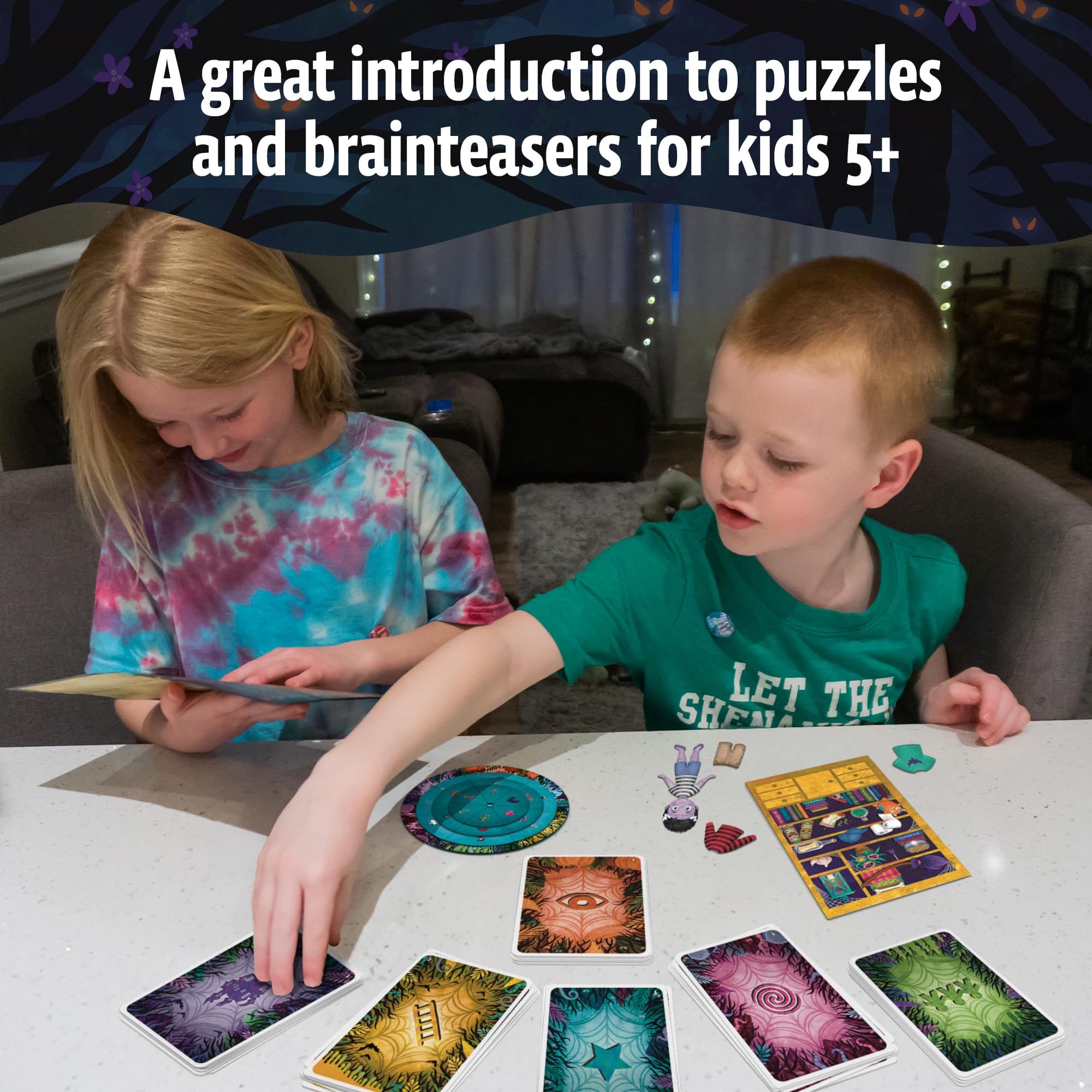 Thames & Kosmos EXIT Kids – Midnight Spooktacular Card Game | Ages 5+ | 1-4 Players 5