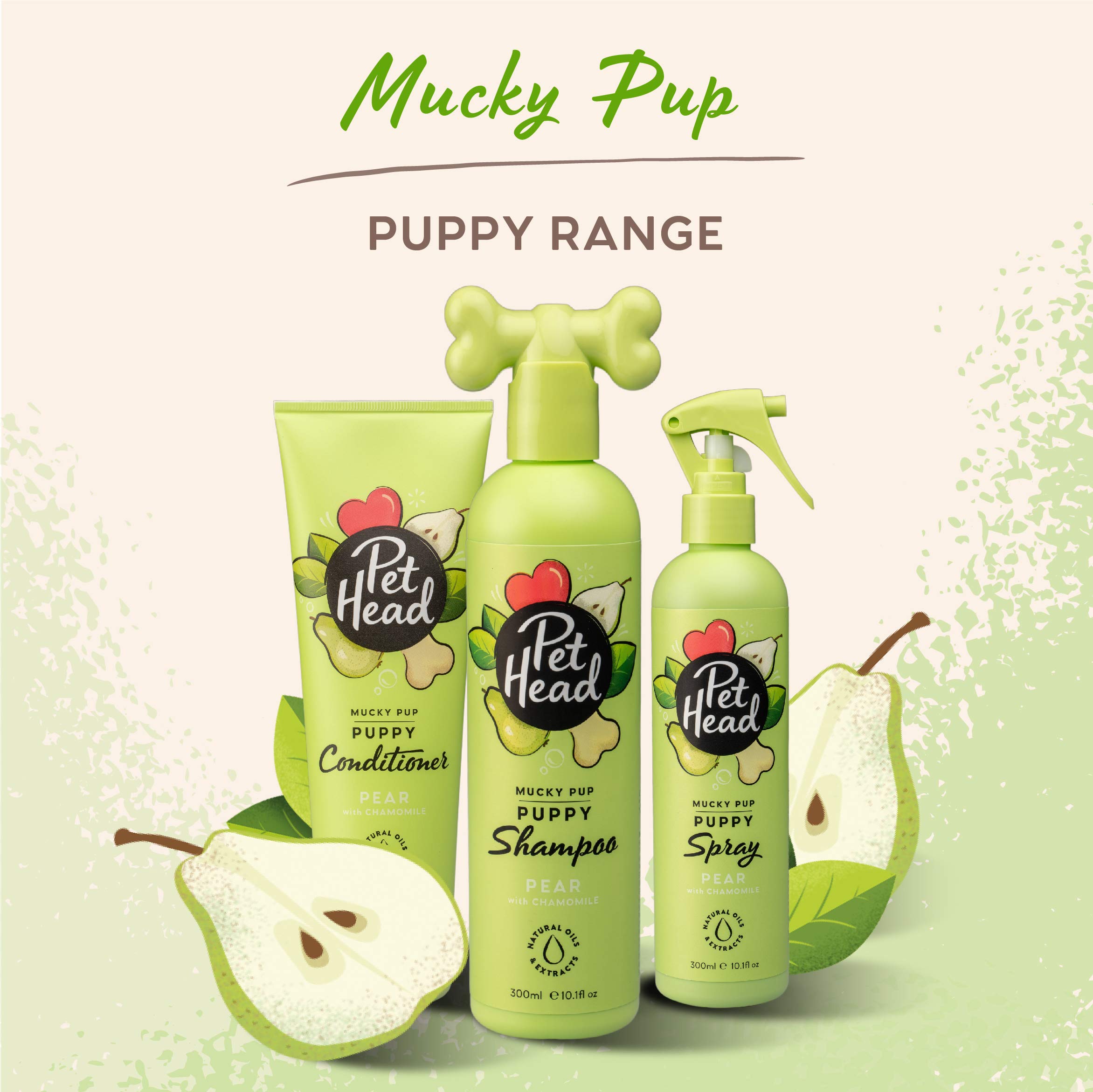 Pet Head Mucky Pup Puppy Shampoo - Pear Scent | Conditioning Formula for Puppies from 8 Weeks 7