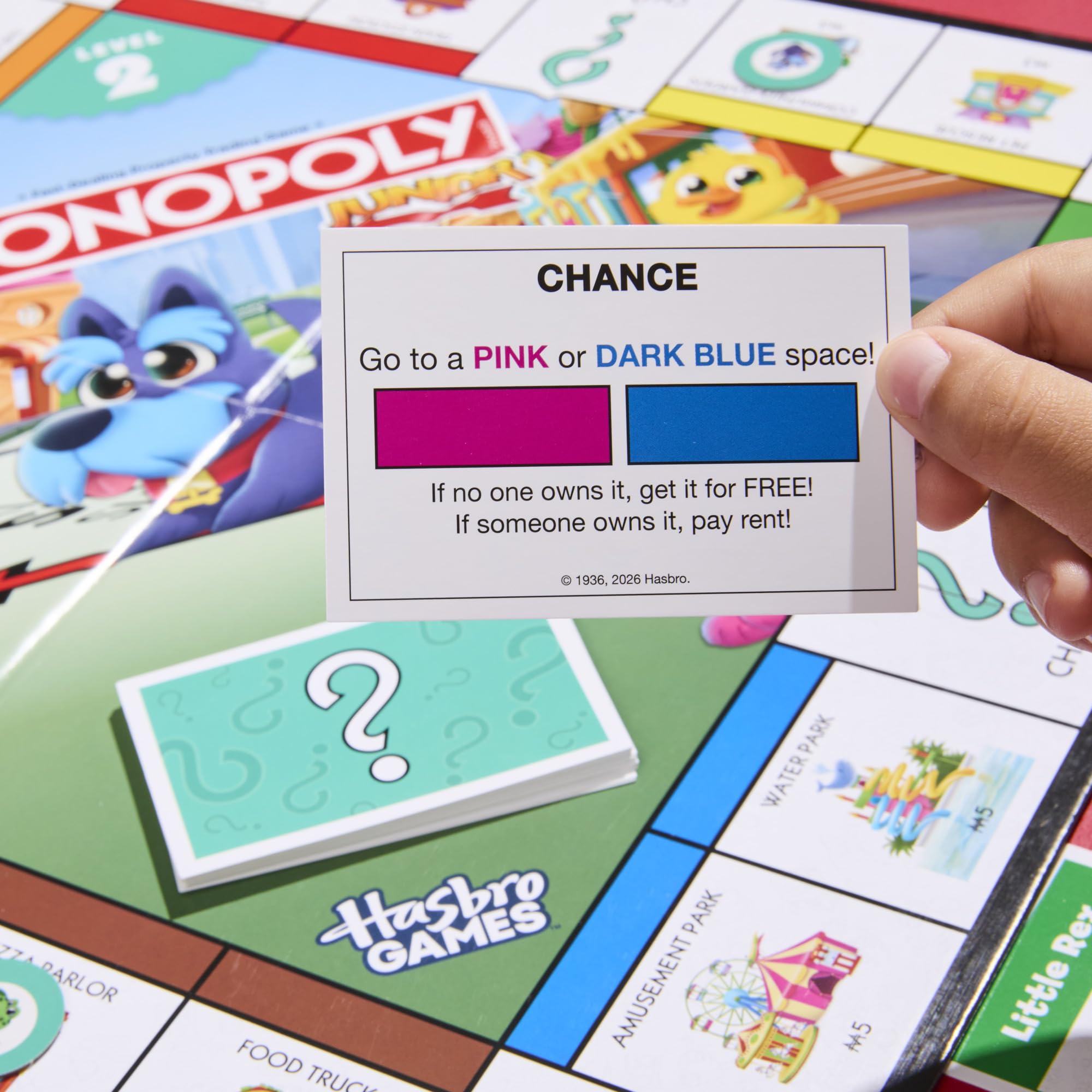 Monopoly Junior Board Game - 2-in-1 Grow-with-Me Play for Ages 4+ | 2-4 Players 6