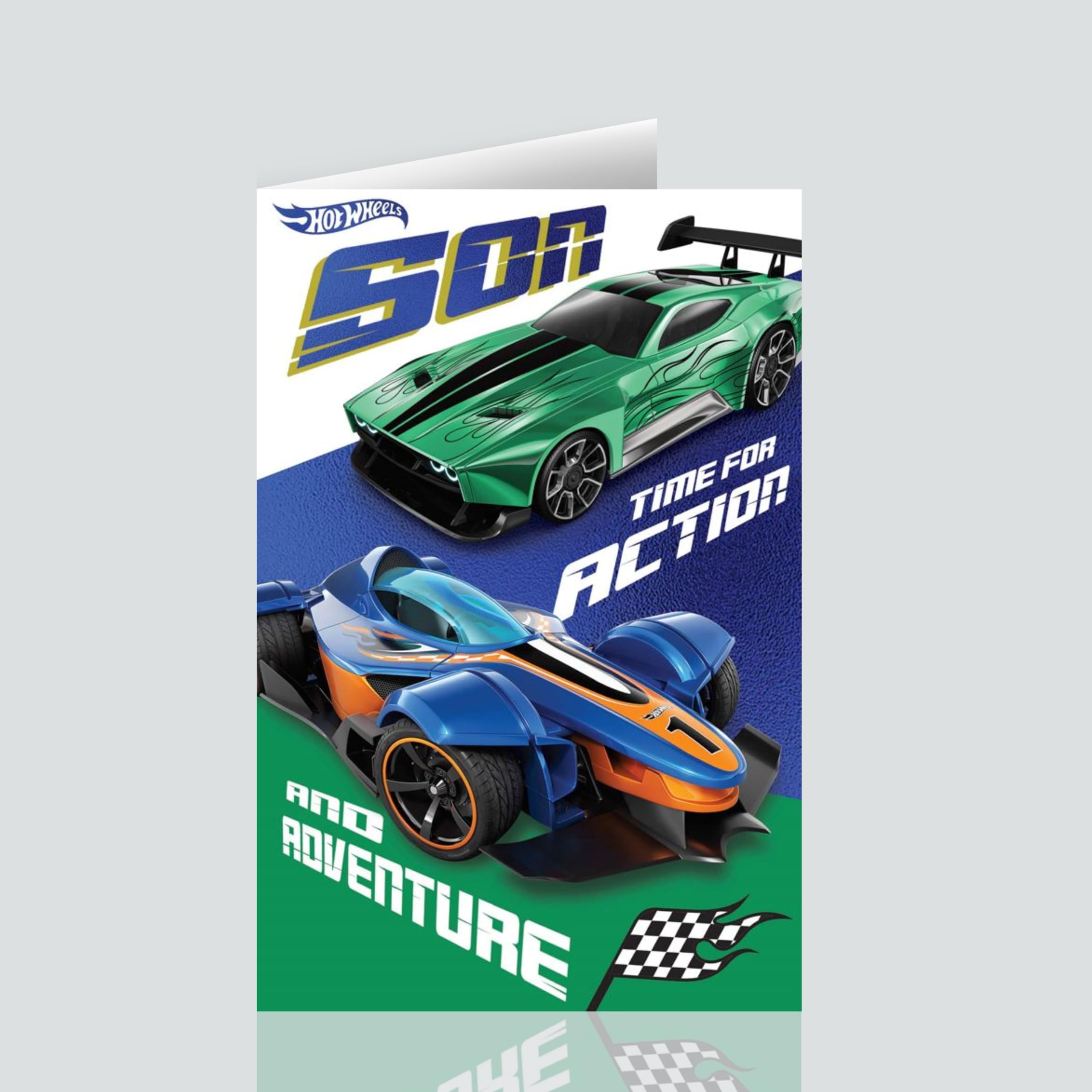 Danilo Promotions LTD Hot Wheels Son Birthday Card - Officially Licensed | 210 x 290 mm | Includes Toy Car 3