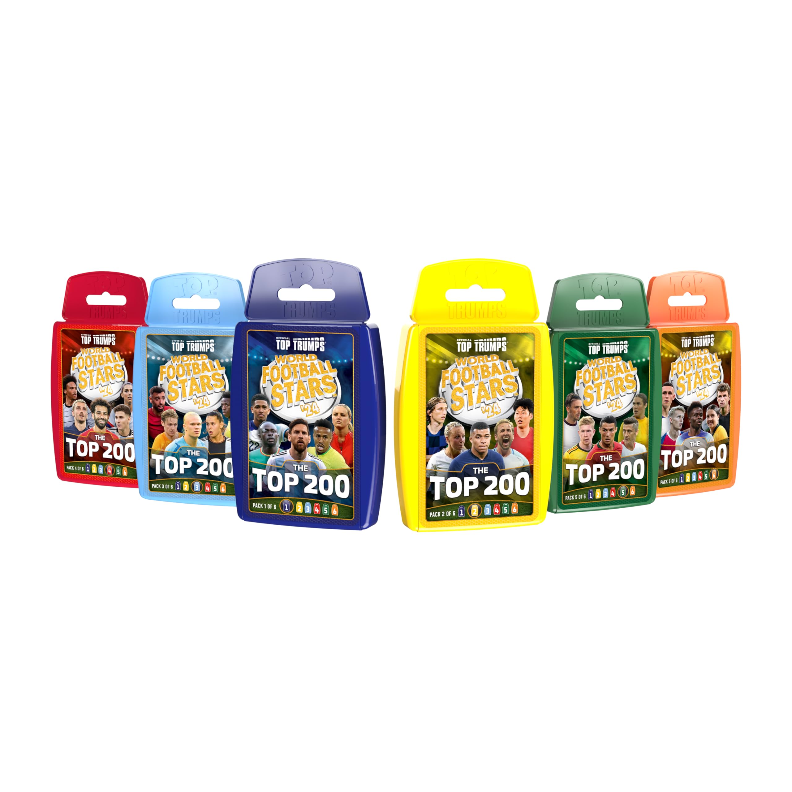 Top Trumps World Football Stars Top 200 Collector's Kit - 6 Card Packs | Ages 6+ | Unisex Children 2