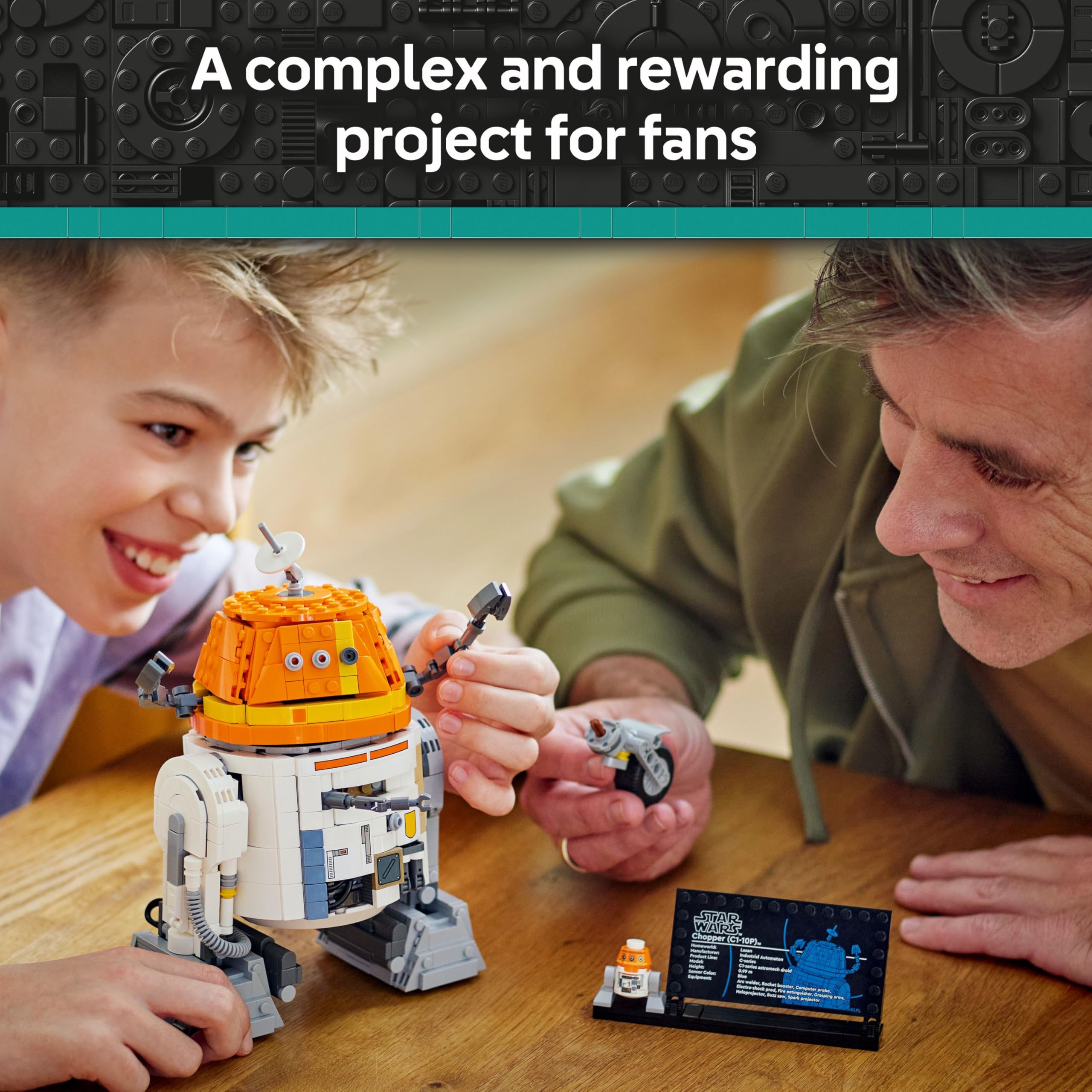 LEGO Star Wars 75416 Chopper (C1-10P) Astromech Droid Figure | Ages 10+ | 2025 Model 3