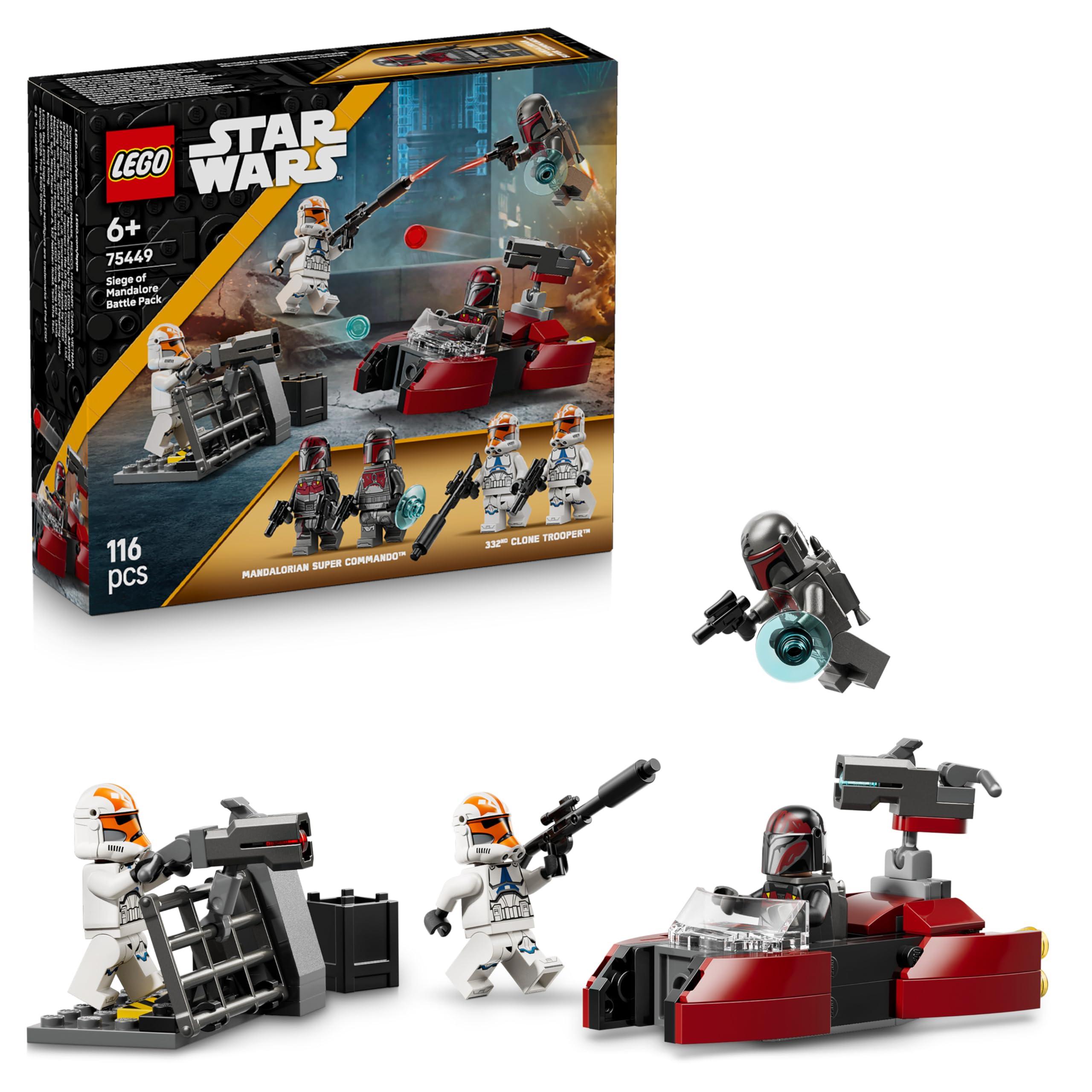 LEGO Star Wars Siege of Mandalore Battle Pack 75449 - Building Set for Ages 6+ 1