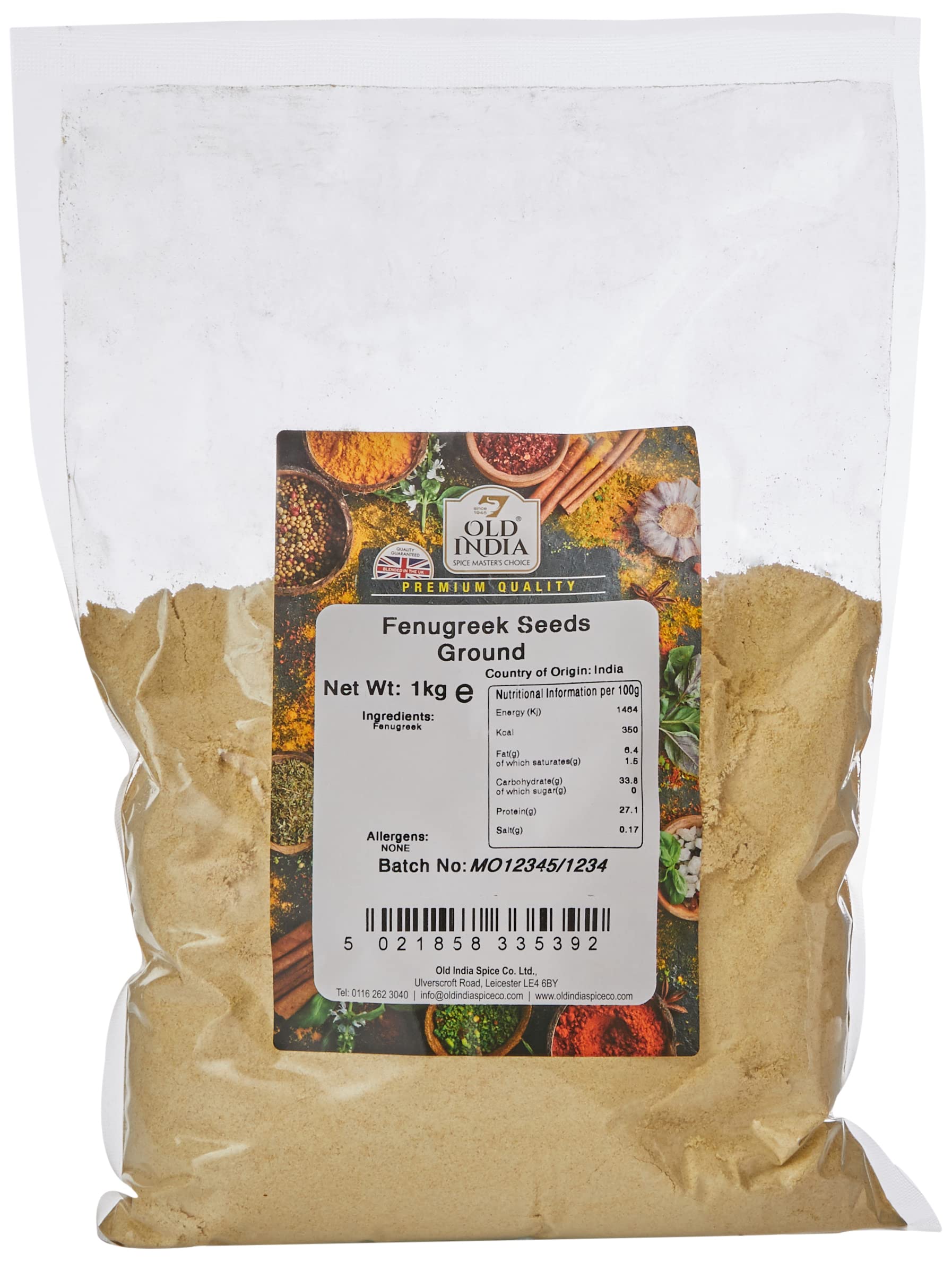 Old India Fenugreek Seeds Ground | 1 kg Pack | 100% Natural