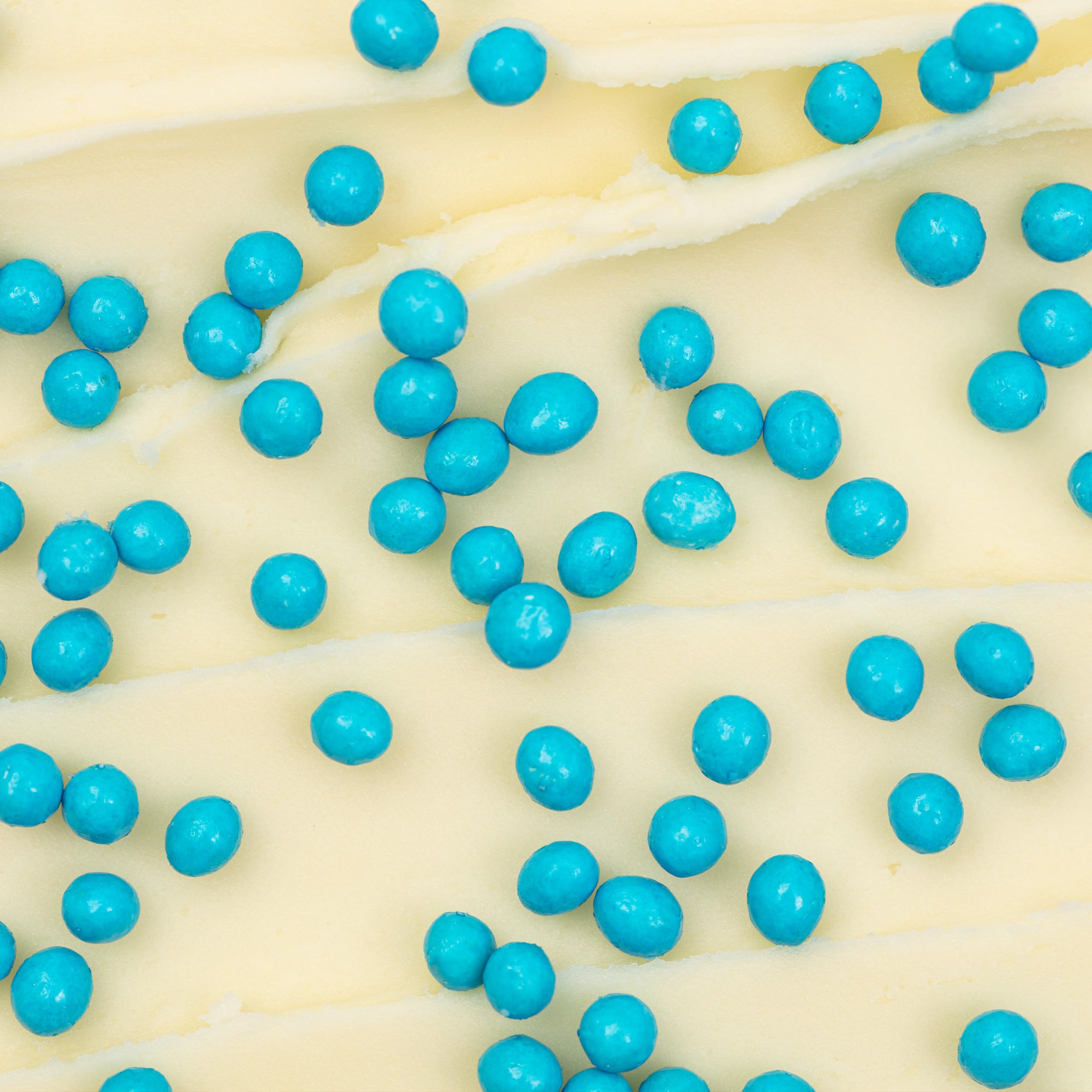 PME Cake Pearl Sprinkles - Baby Blue 4mm Edible Sugar Pearls | 74g 4
