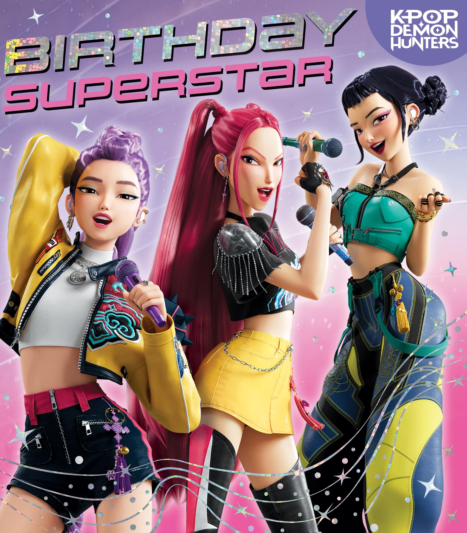Danilo Promotions LTD KPOP Demon Hunters Birthday Card 'Birthday Superstar' | Multi Color | Standard Size 4