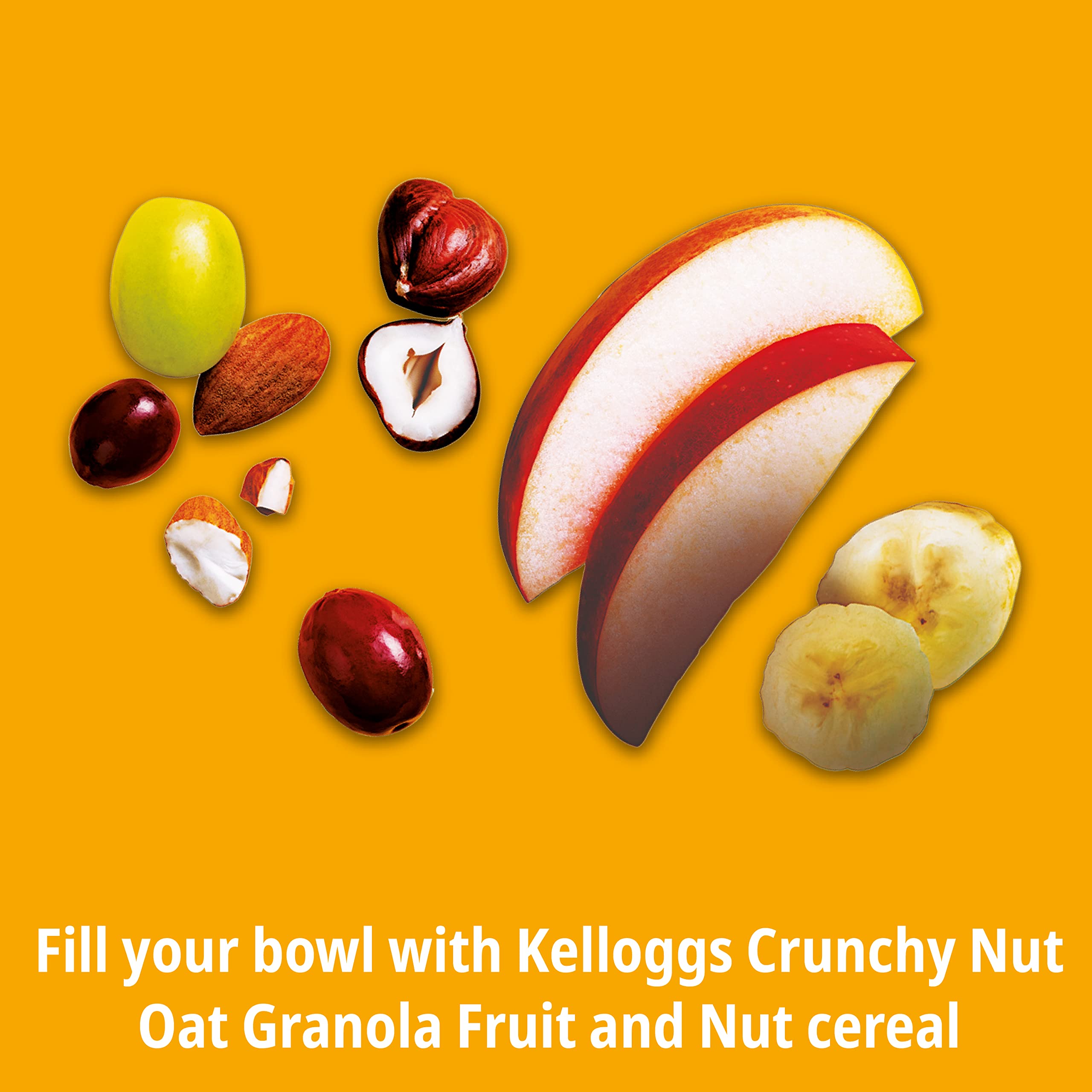 Kellogg's Crunchy Nut Fruit & Nut Granola - Wholegrain Clusters | 380g Bag 3