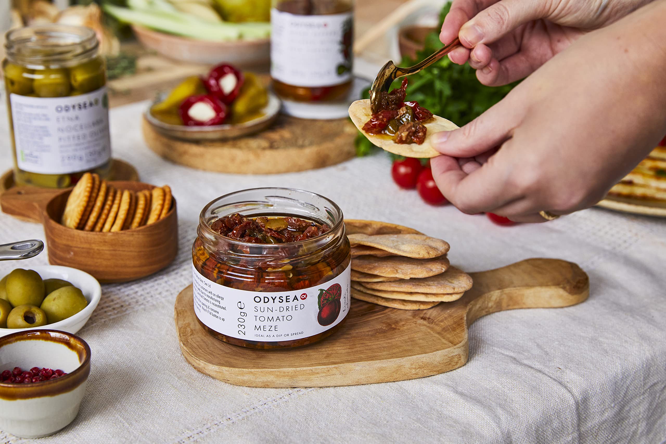 Odysea Sun-Dried Tomato Meze - Authentic Mediterranean Appetiser | 230g Jar 3