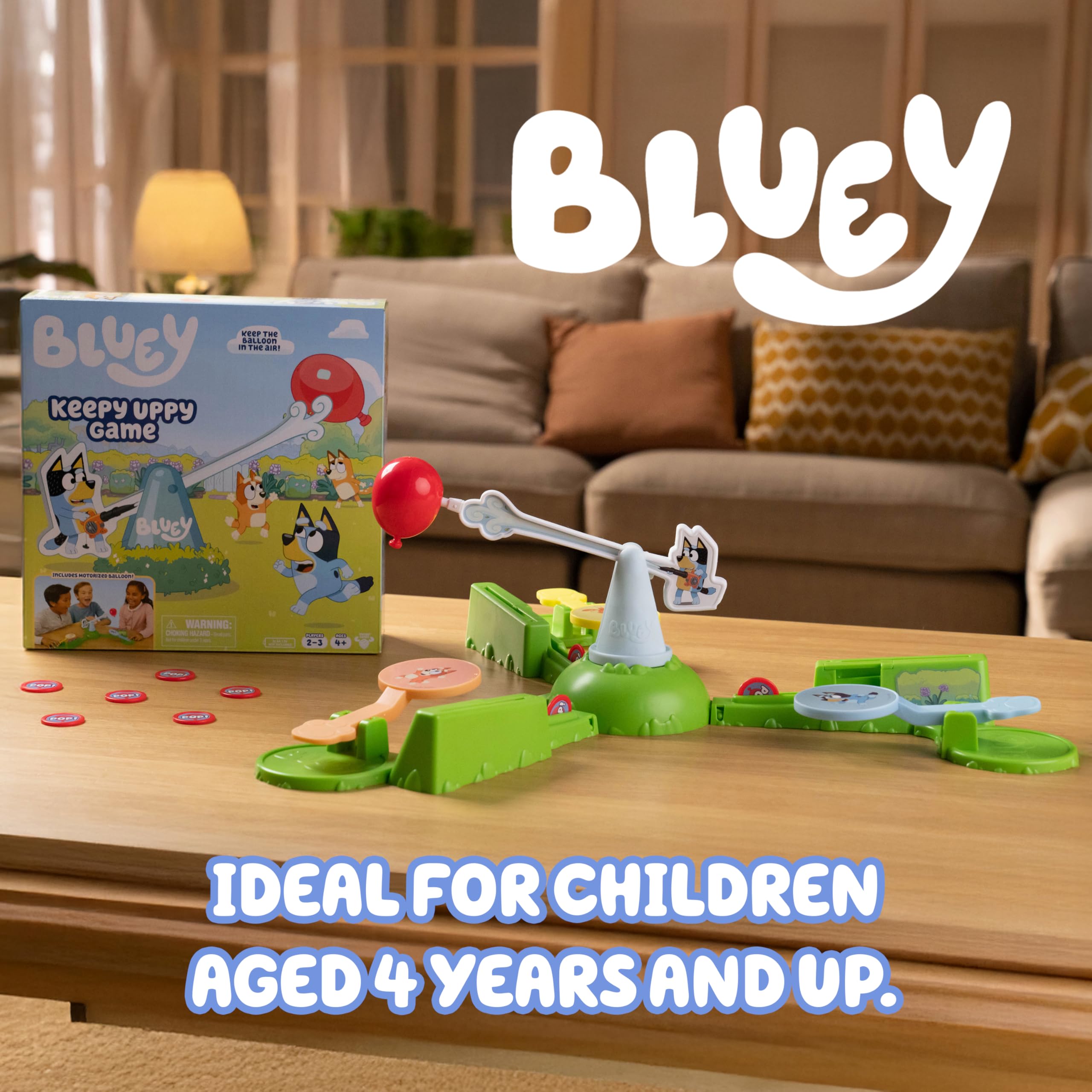 Bluey Keepy Uppy Motorisiertes Spiel (90973) 13