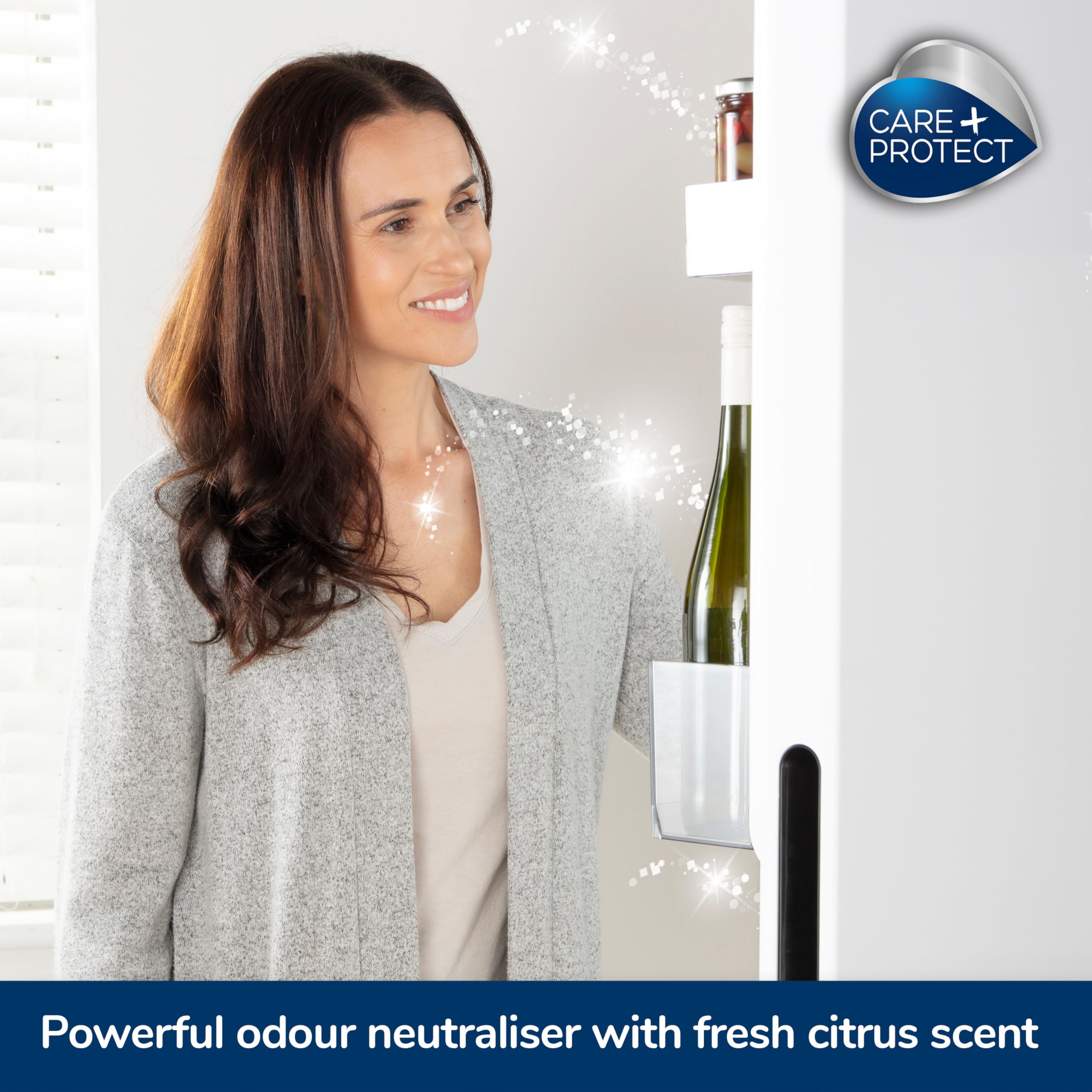 CARE + PROTECT Rapid Action Hygienic Fridge Cleaner - 500 ml Spray, Fresh Scent, Sanitiser 4