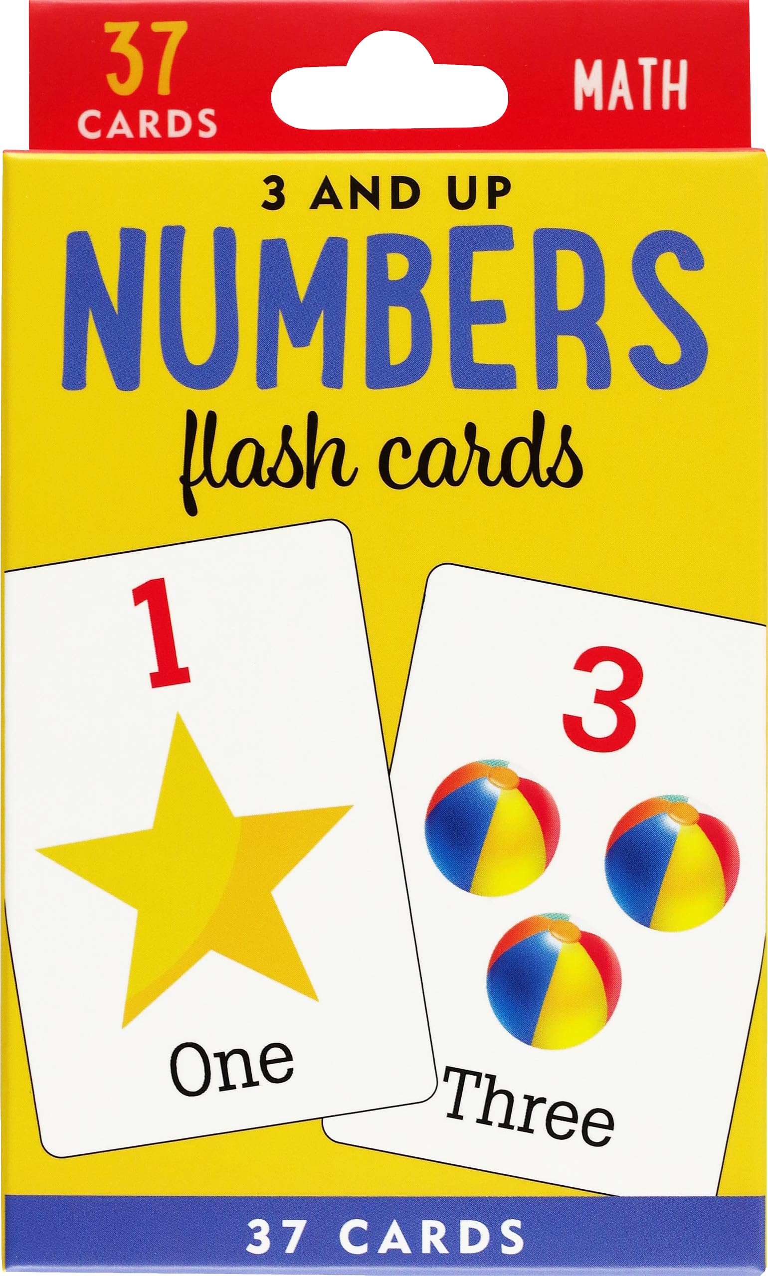 Peter Pauper Press Numbers Flash Cards - Learning Numbers, Values, and Words | Ages 3+