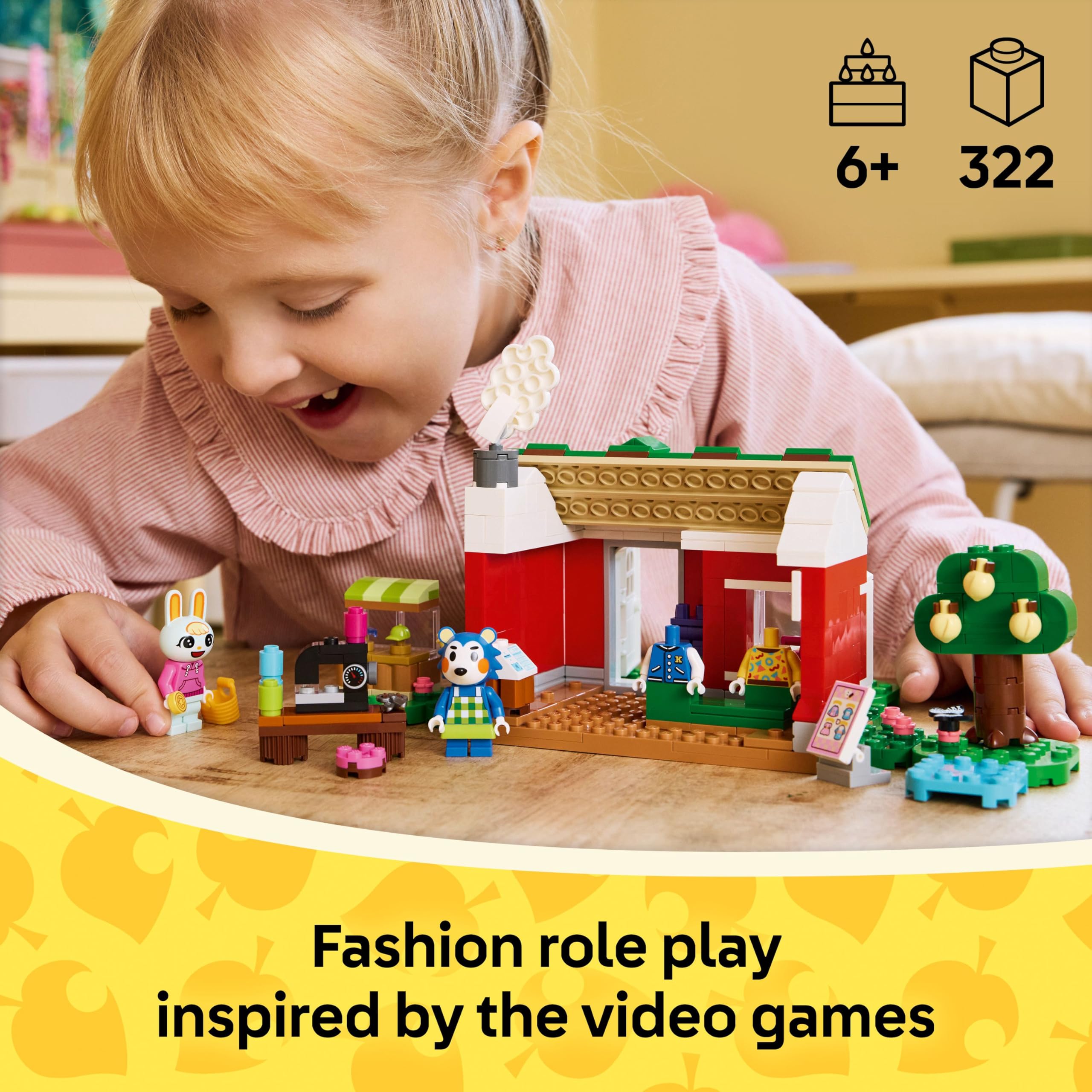 LEGO Animal Crossing Able Sisters Clothing Shop Playset 77055 | Ages 6+ | Includes Mabel & Sasha Minifigures 3