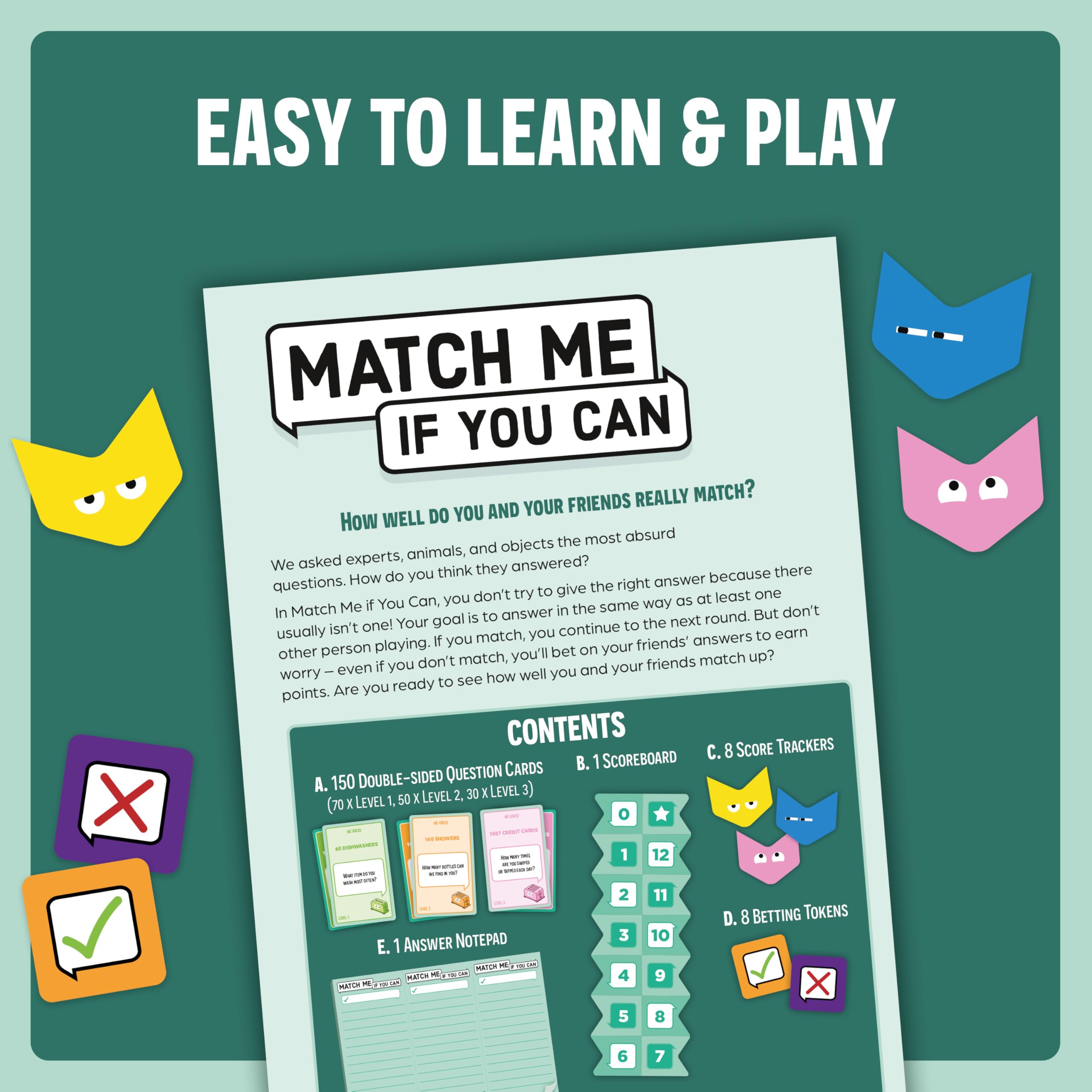 Ravensburger Match Me If You Can Strategy Board Game | 150 Cards, Ages 8+ 3