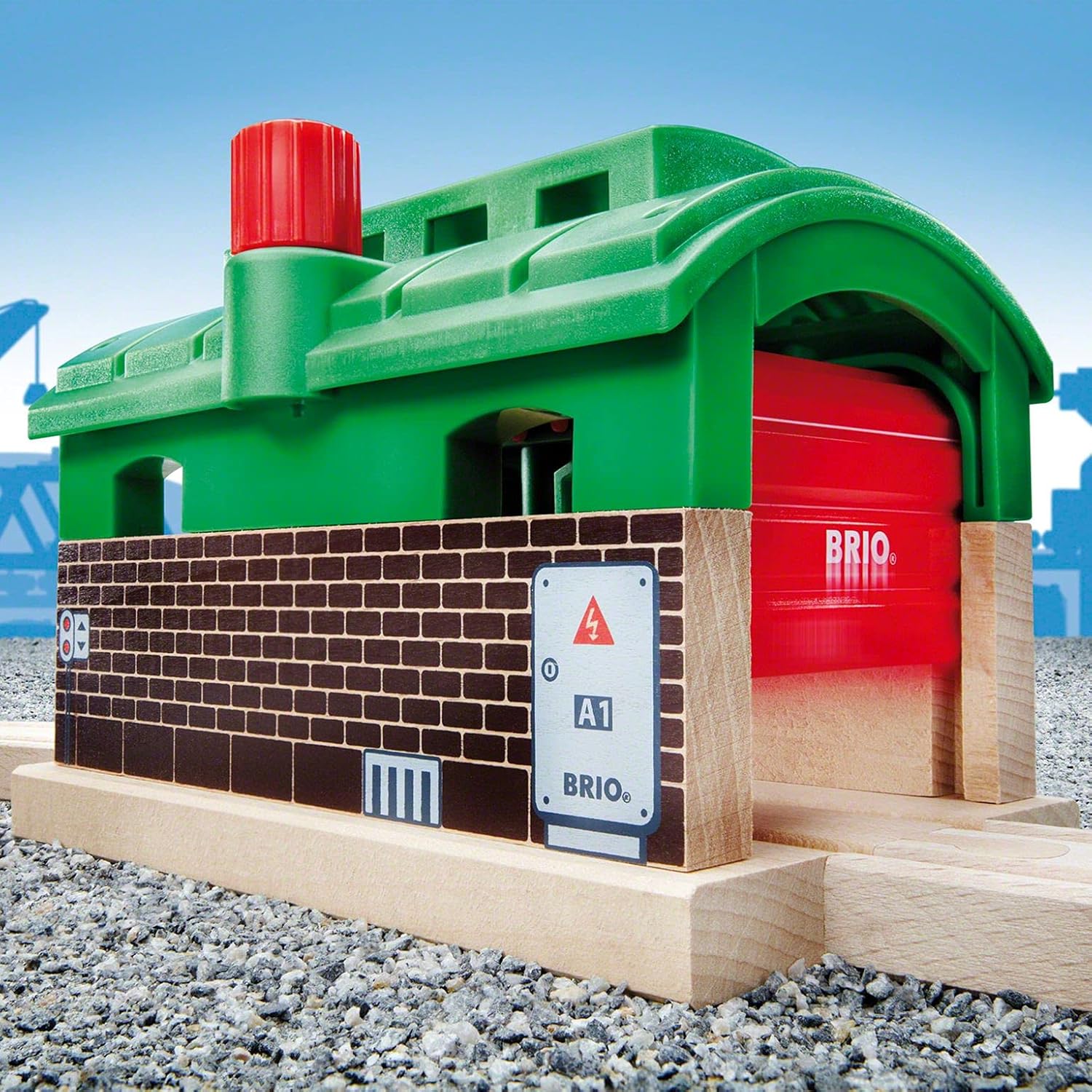 BRIO World Train Garage - Wooden Playset for Kids 3 Years Up 13