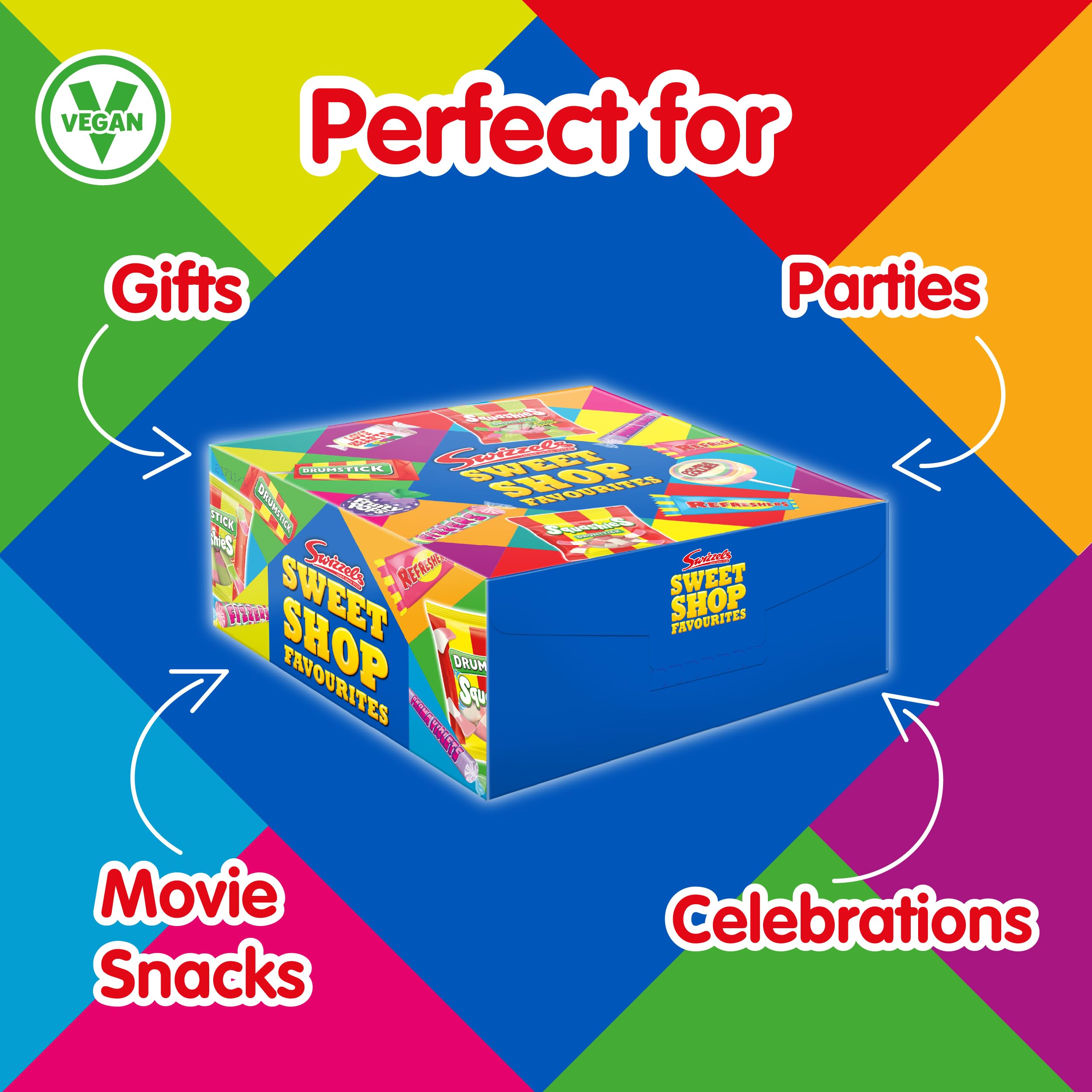Swizzels Sweet Shop Favourites - Assorted Retro Sweets Gift | 500g Box | Individually Wrapped 4
