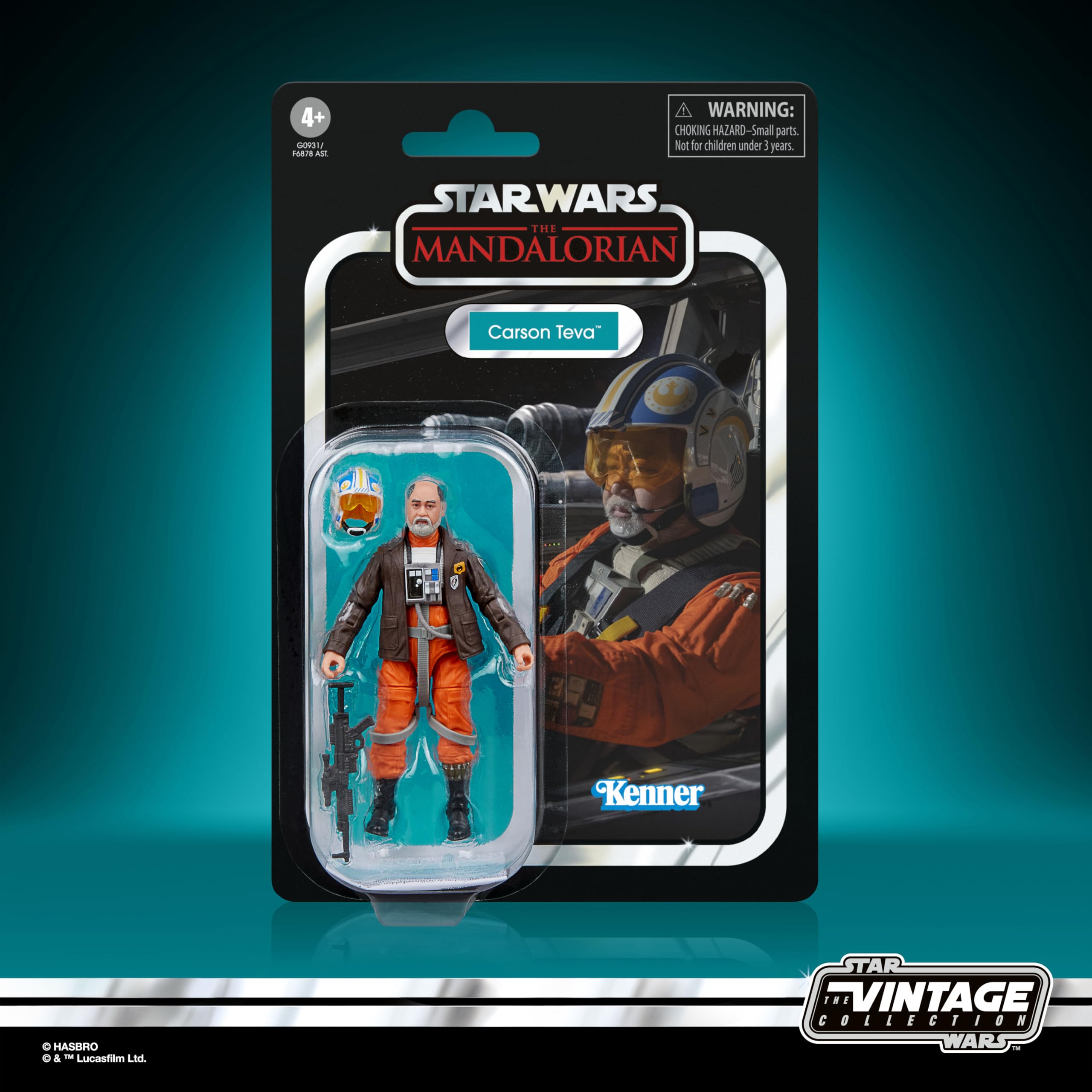 Star Wars The Vintage Collection Carson Teva Action Figure | 9.5-cm | Hasbro