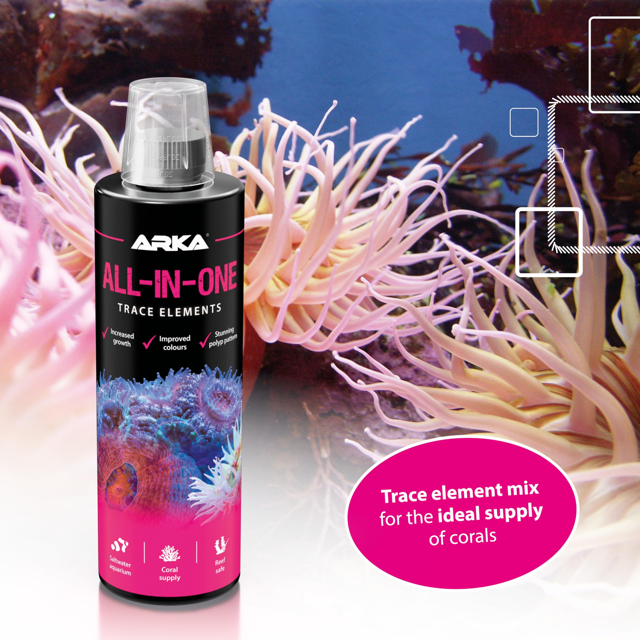 ARKA All-In-One Coral Supplement Reef Aquarium - Complete Dosing 473 ml 8