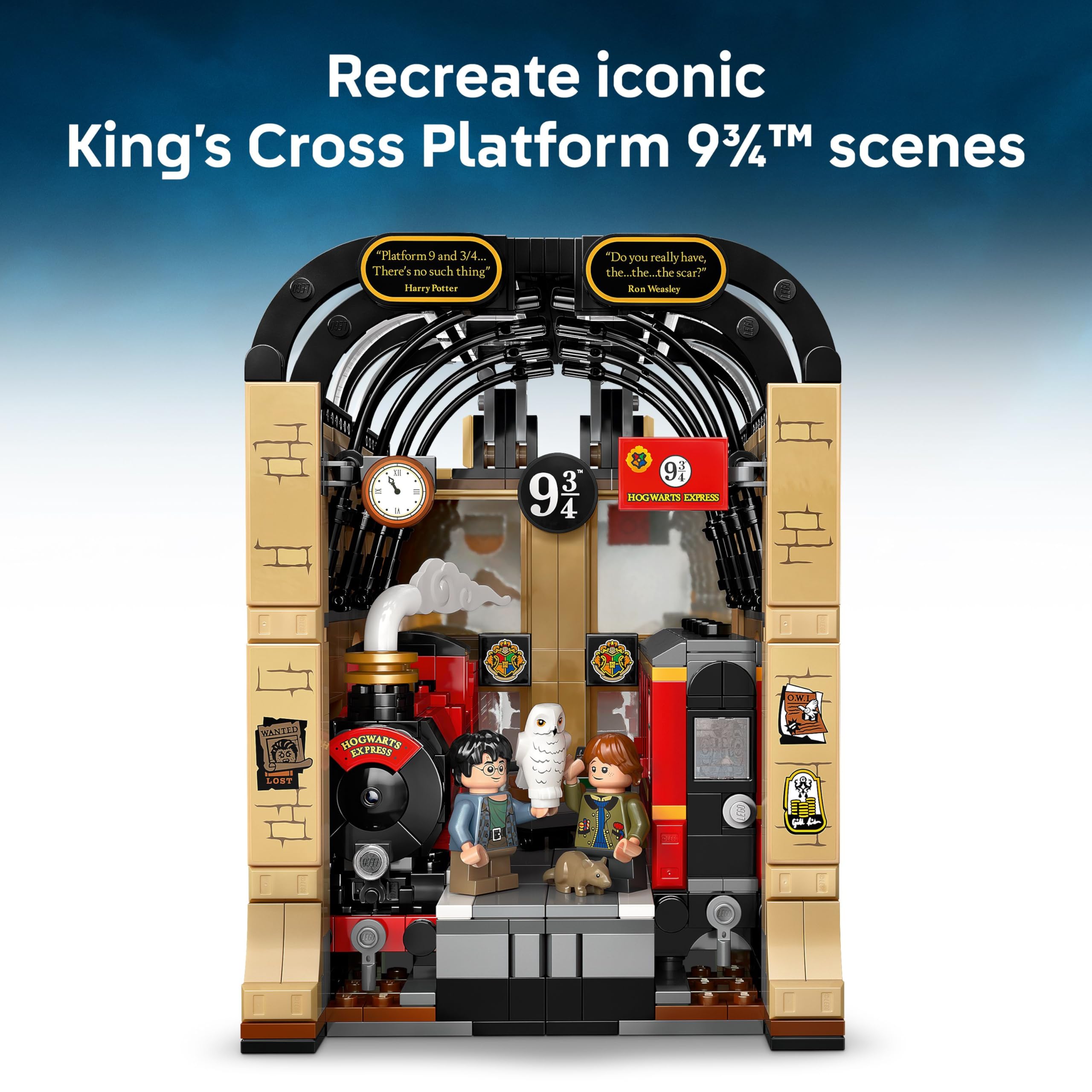 LEGO Harry Potter Book Nook: Hogwarts Express Set 76450 | Ages 10+ | 1340g 3